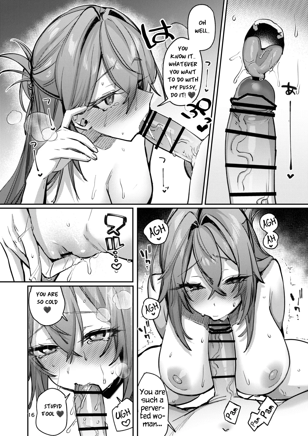 Gusai, Saikyouiku. | Dumb wife, re-education. page 16 original parody - sole female sole male hentai manga - read online free