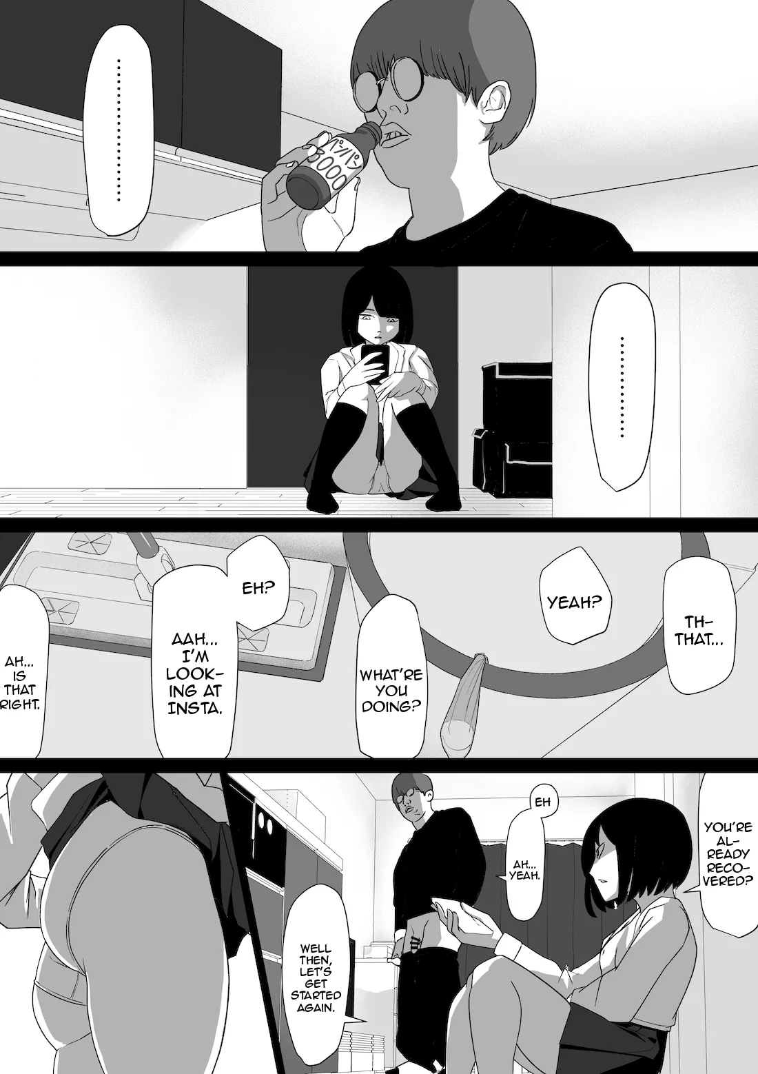 [Wakabatei] SEX Haitatsu Appli De●kan de Kurokami Bob JK o Ie ni Yonde Genkan Kosoku Nuki Fella Tachi Back Demae SEX de Nuite morau Hon | A Story About Calling a Black-haired, Bob-Cut JK to Your House Via Dexxxcan, The Sex Delivery App, and Having Her Give You a Quick Suck and Fuck In The Entryway [English] {Doujins.com} page 16 original parody - sole female sole male hentai manga - read online free
