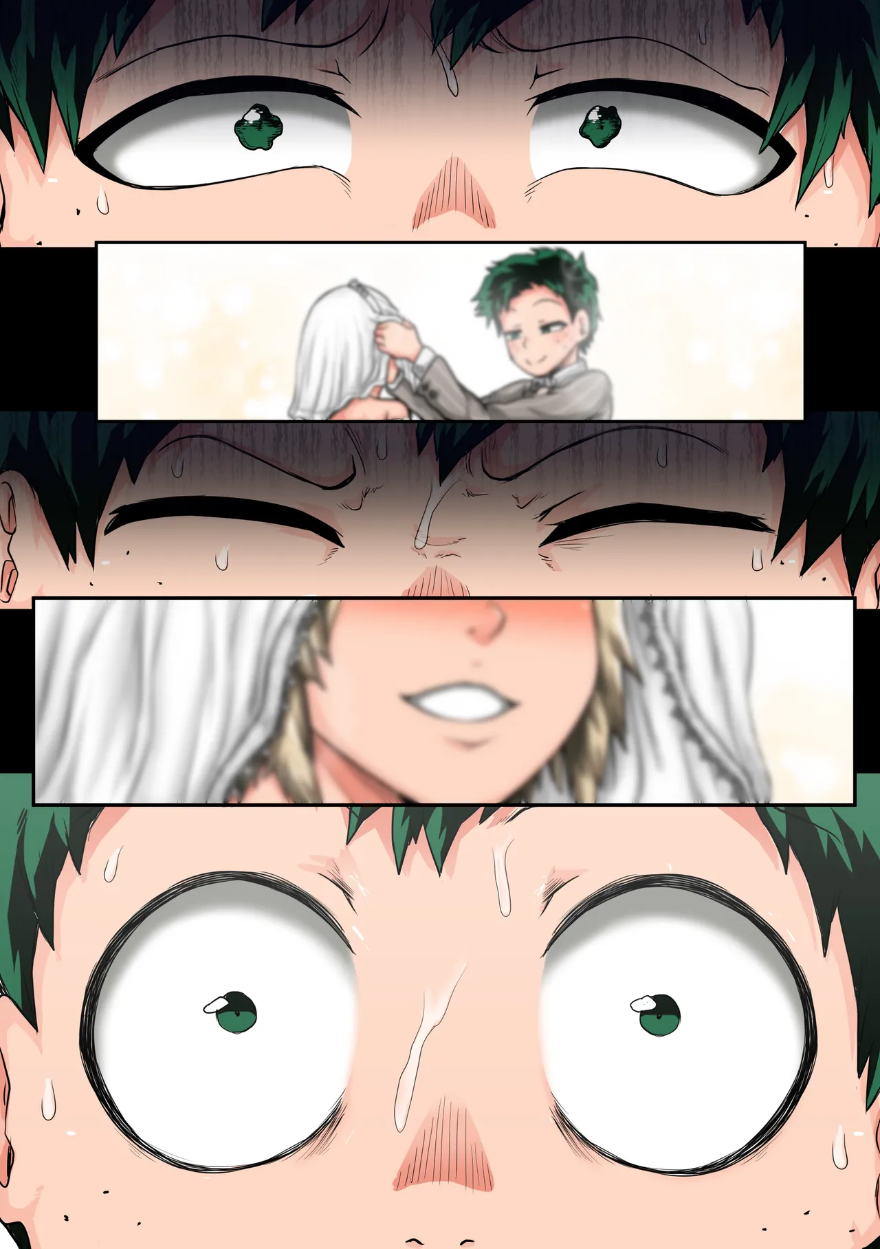僕のハーレムアカデミア6話：梅雨編フルver. page 159 featuring tsuyu asui my hero academia parody - swimsuit group hentai manga - read online free