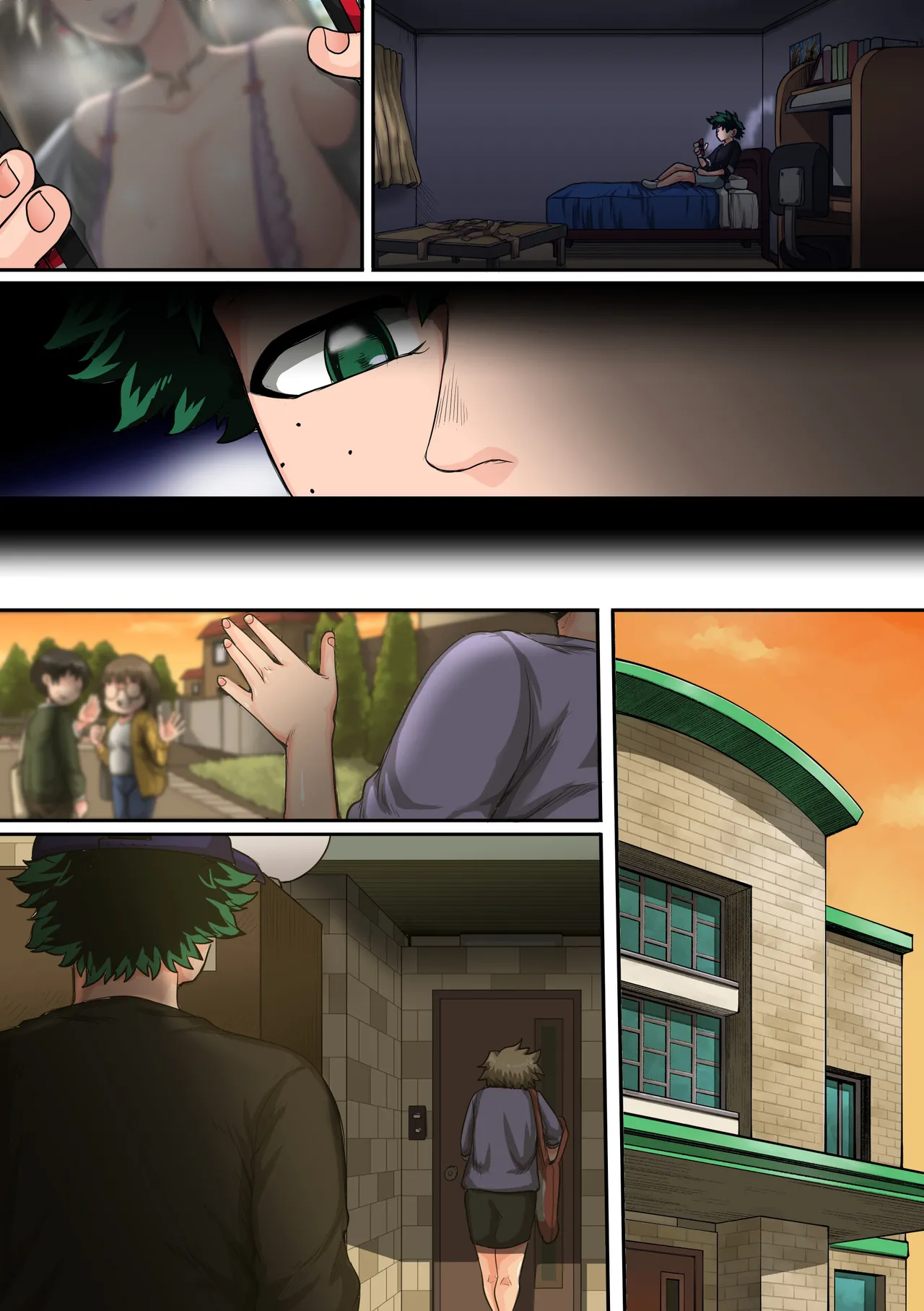 僕のハーレムアカデミア6話：梅雨編フルver. page 161 featuring tsuyu asui my hero academia parody - sole male full color hentai manga - read online free