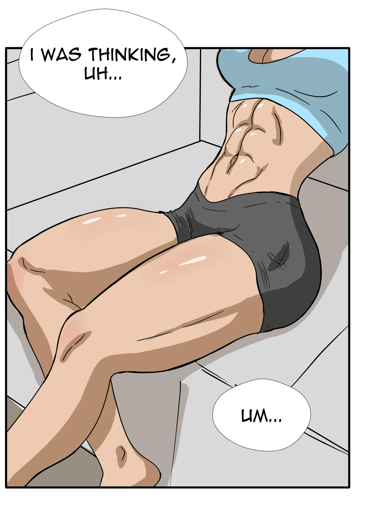 Alex and Danny's Weight Training Mishap! FINAL page 10 original parody - yuri kissing hentai manga - read online free