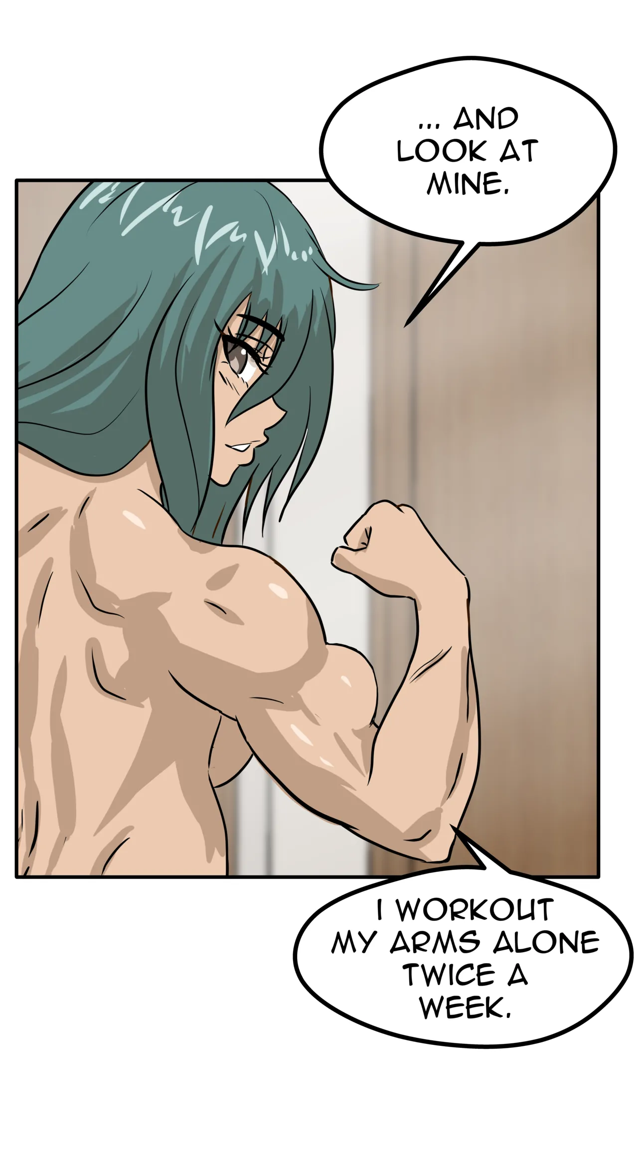 Alex and Danny's Weight Training Mishap! FINAL page 122 original parody - yuri kissing hentai manga - read online free