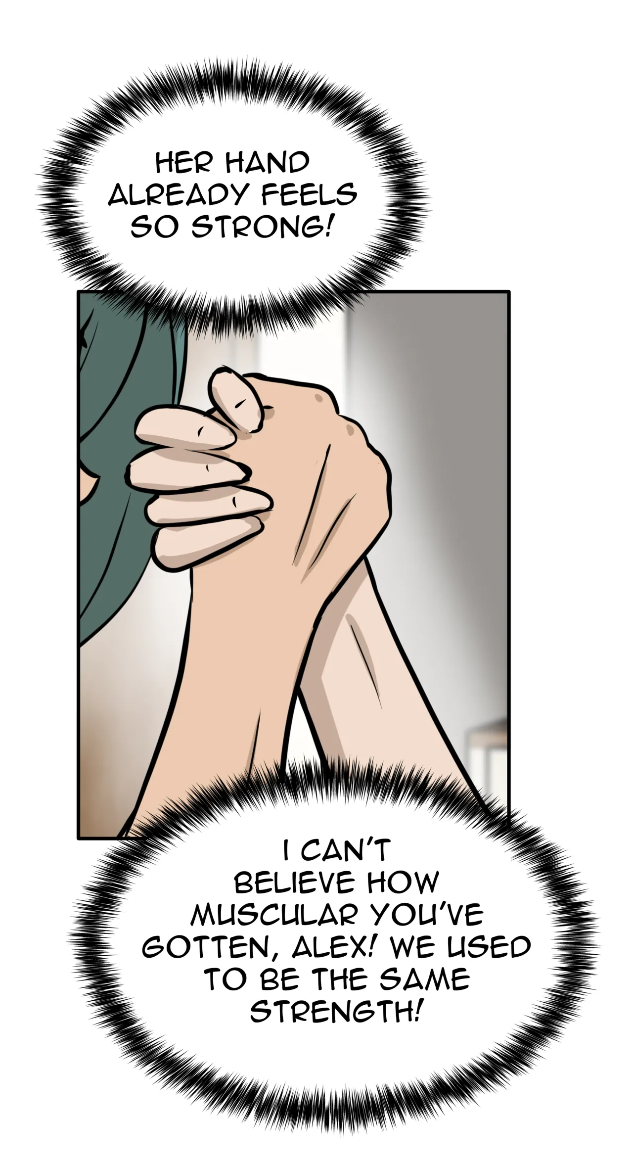 Alex and Danny's Weight Training Mishap! FINAL page 126 original parody - yuri kissing hentai manga - read online free