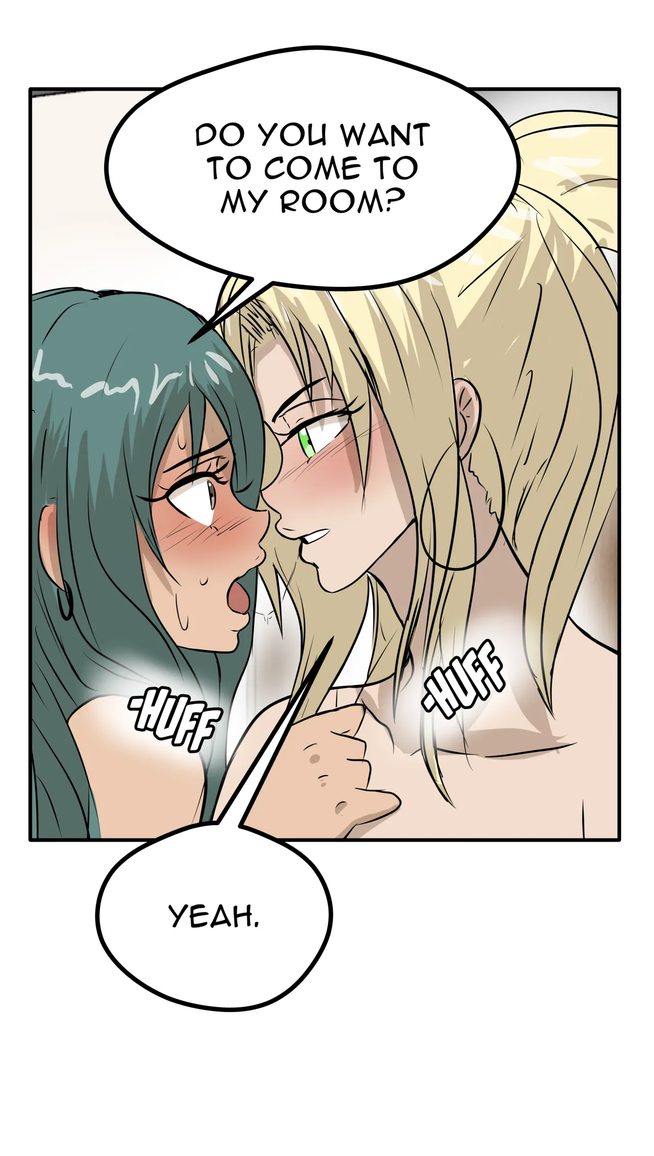 Alex and Danny's Weight Training Mishap! FINAL page 157 original parody - yuri kissing hentai manga - read online free