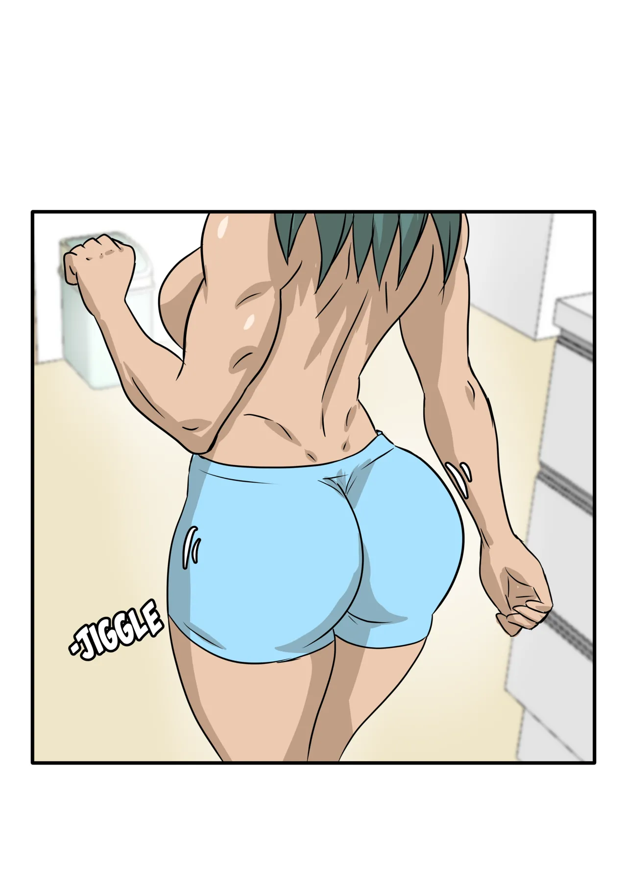 Alex and Danny's Weight Training Mishap! FINAL page 161 original parody - yuri kissing hentai manga - read online free