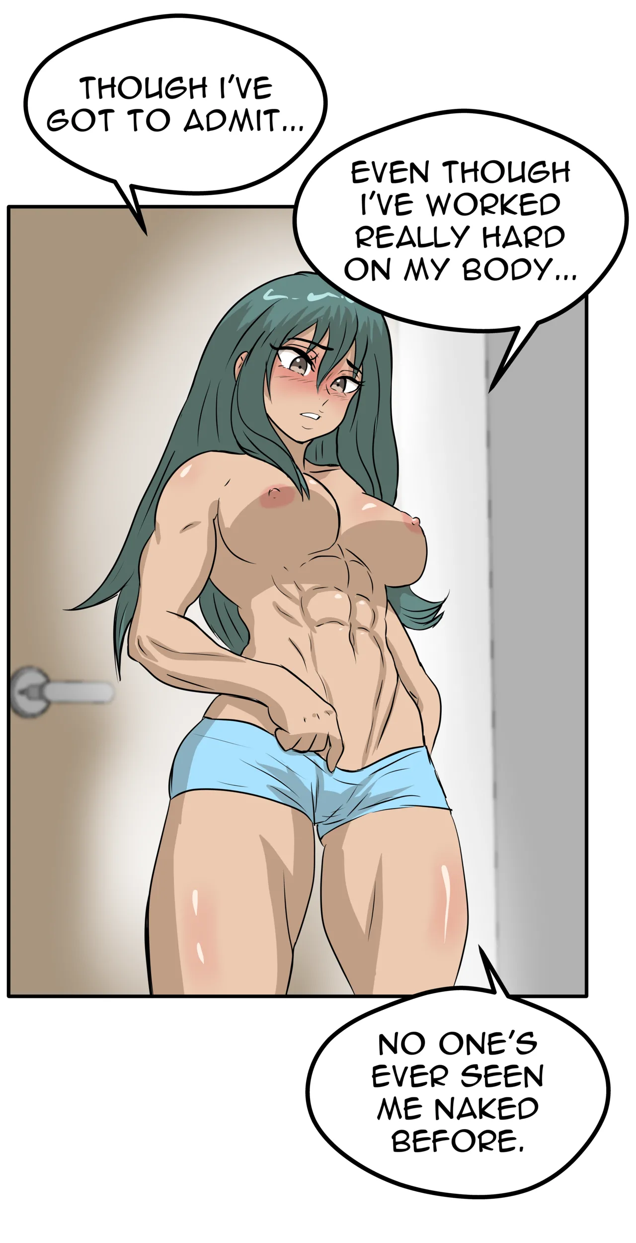 Alex and Danny's Weight Training Mishap! FINAL page 166 original parody - kissing females only hentai manga - read online free