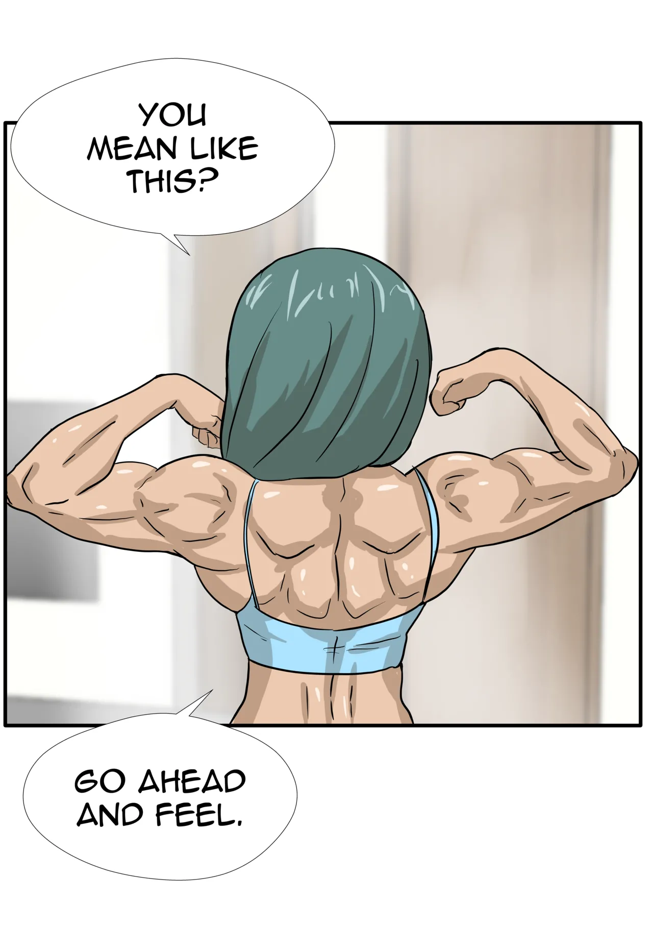 Alex and Danny's Weight Training Mishap! FINAL page 17 original parody - yuri kissing hentai manga - read online free