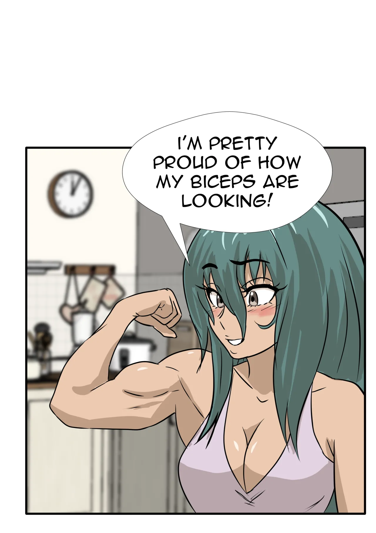 Alex and Danny's Weight Training Mishap! FINAL page 45 original parody - yuri kissing hentai manga - read online free