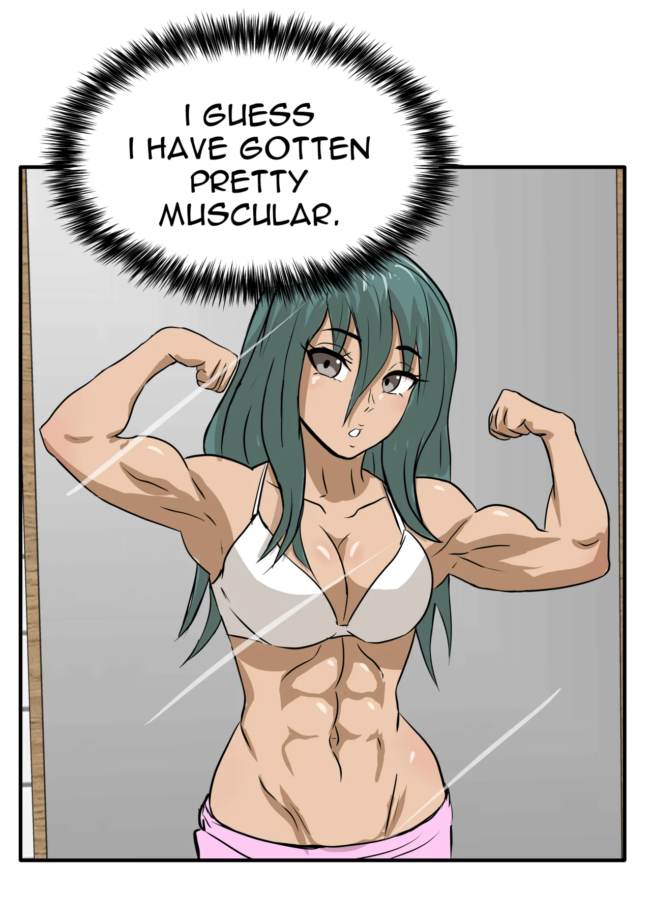 Alex and Danny's Weight Training Mishap! FINAL page 52 original parody - yuri kissing hentai manga - read online free