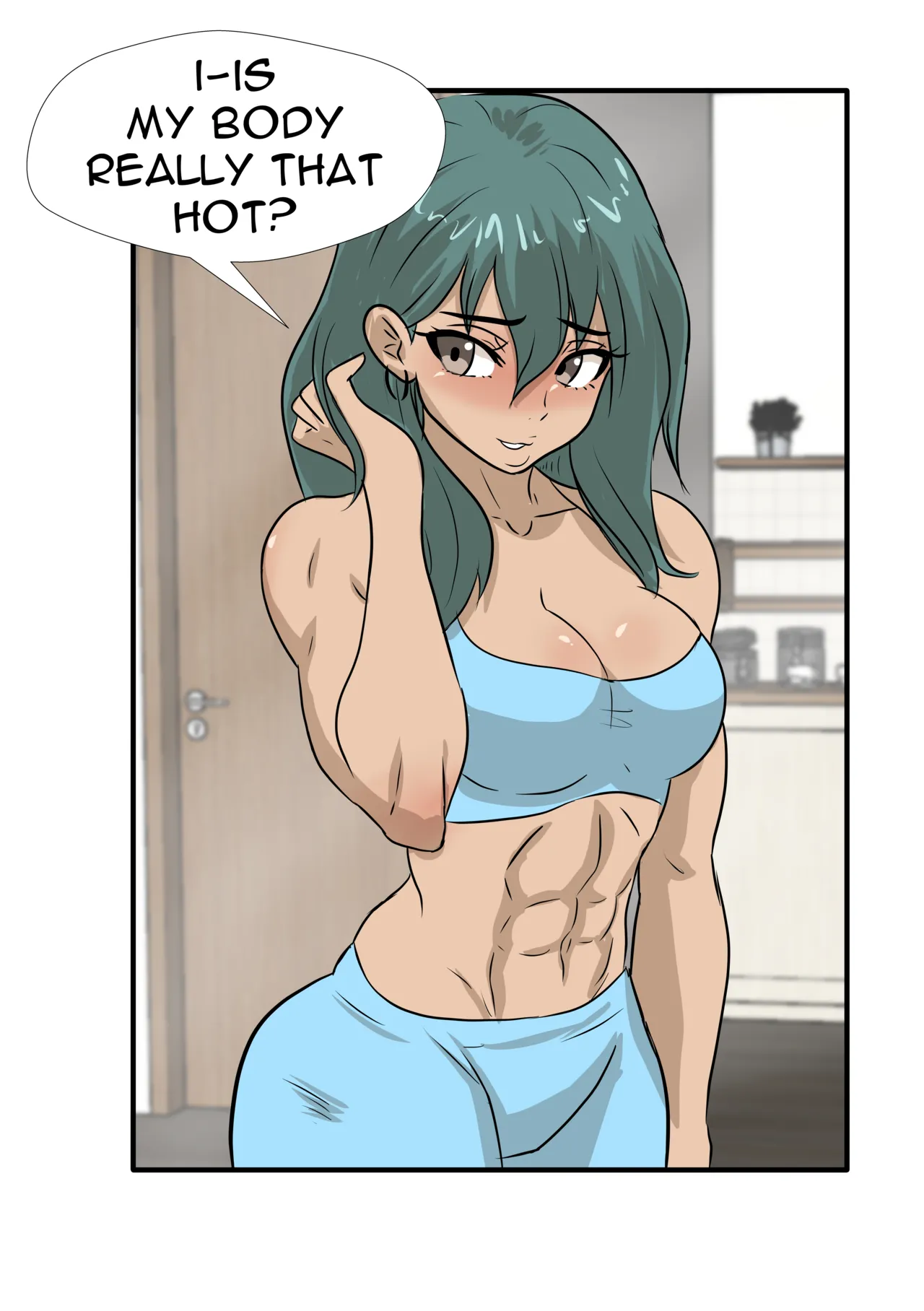 Alex and Danny's Weight Training Mishap! FINAL page 86 original parody - yuri kissing hentai manga - read online free