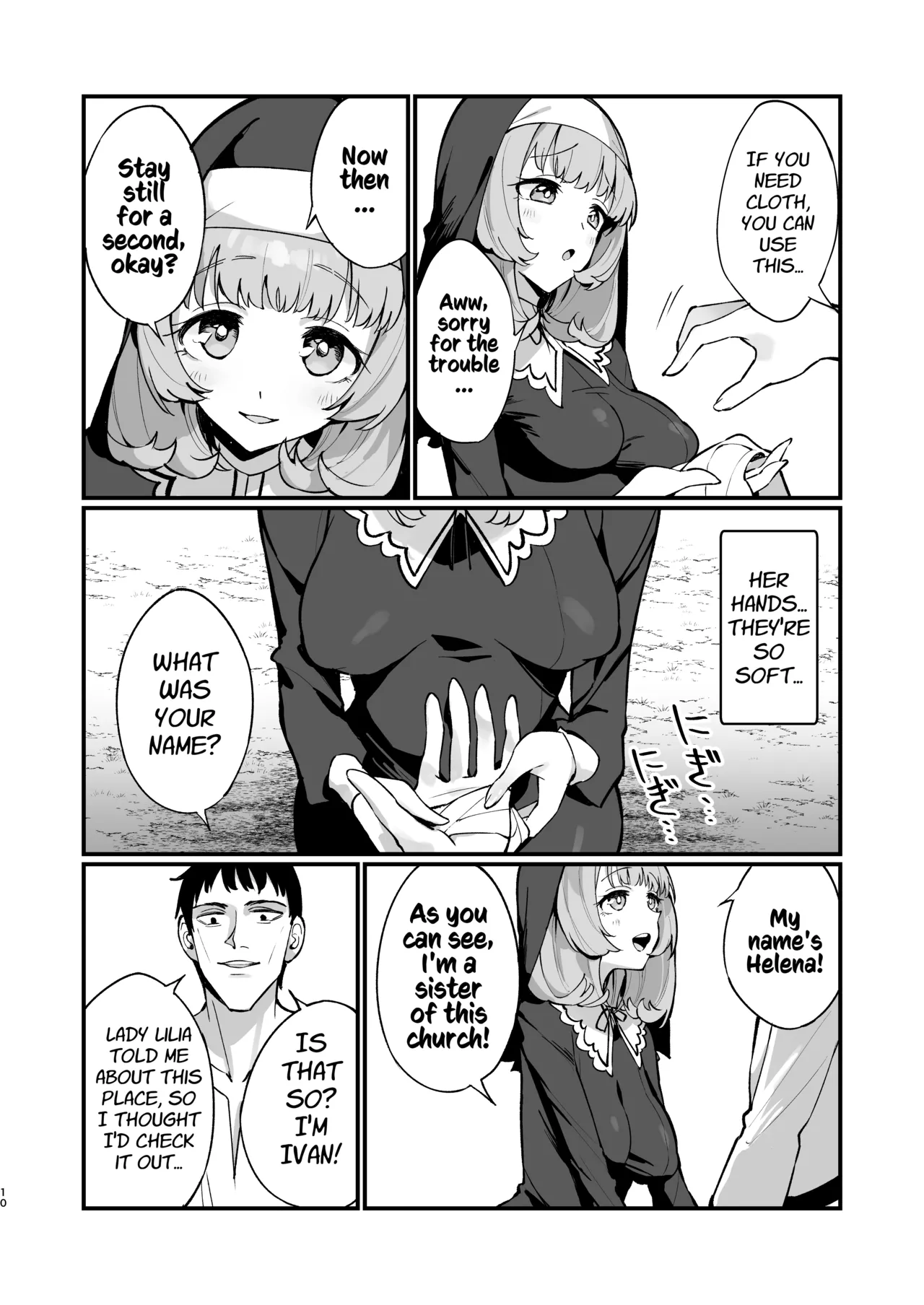 [Unahouse (Unacchi)] Sister Kanzen Haiboku. ~Muchi na Sister ga honnou de Hatsujo Koubi Surumade~｜A Sister's Absolute Defeat Until an Innocent Nun Enters Heat and Indulges in Passionate Mating Sex [English] [Kusanuu] [Decensored] [Digital] page 10 original parody - sole female sole male hentai manga - read online free