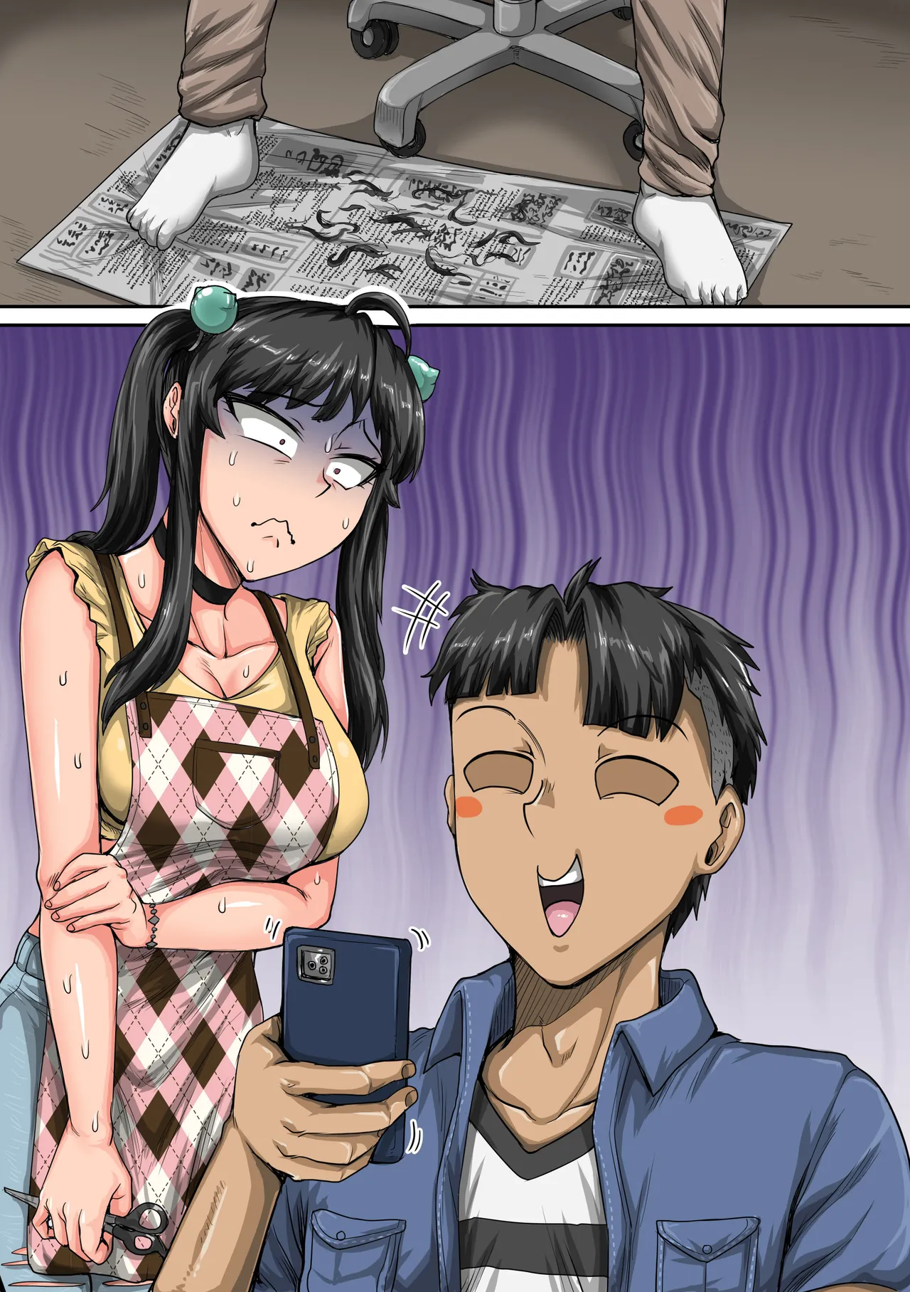 Mukatsuku Imouto wa Chanto Shikaranakucha 1-35 Matome page 113 original parody - story arc dark skin hentai manga - read online free