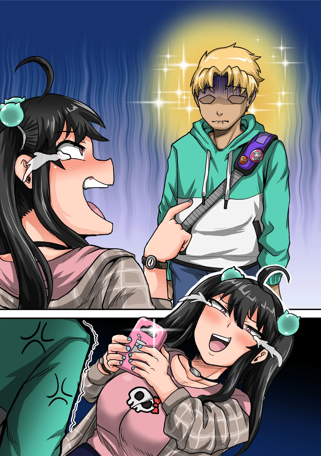 Mukatsuku Imouto wa Chanto Shikaranakucha 1-35 Matome page 93 original parody - story arc dark skin hentai manga - read online free