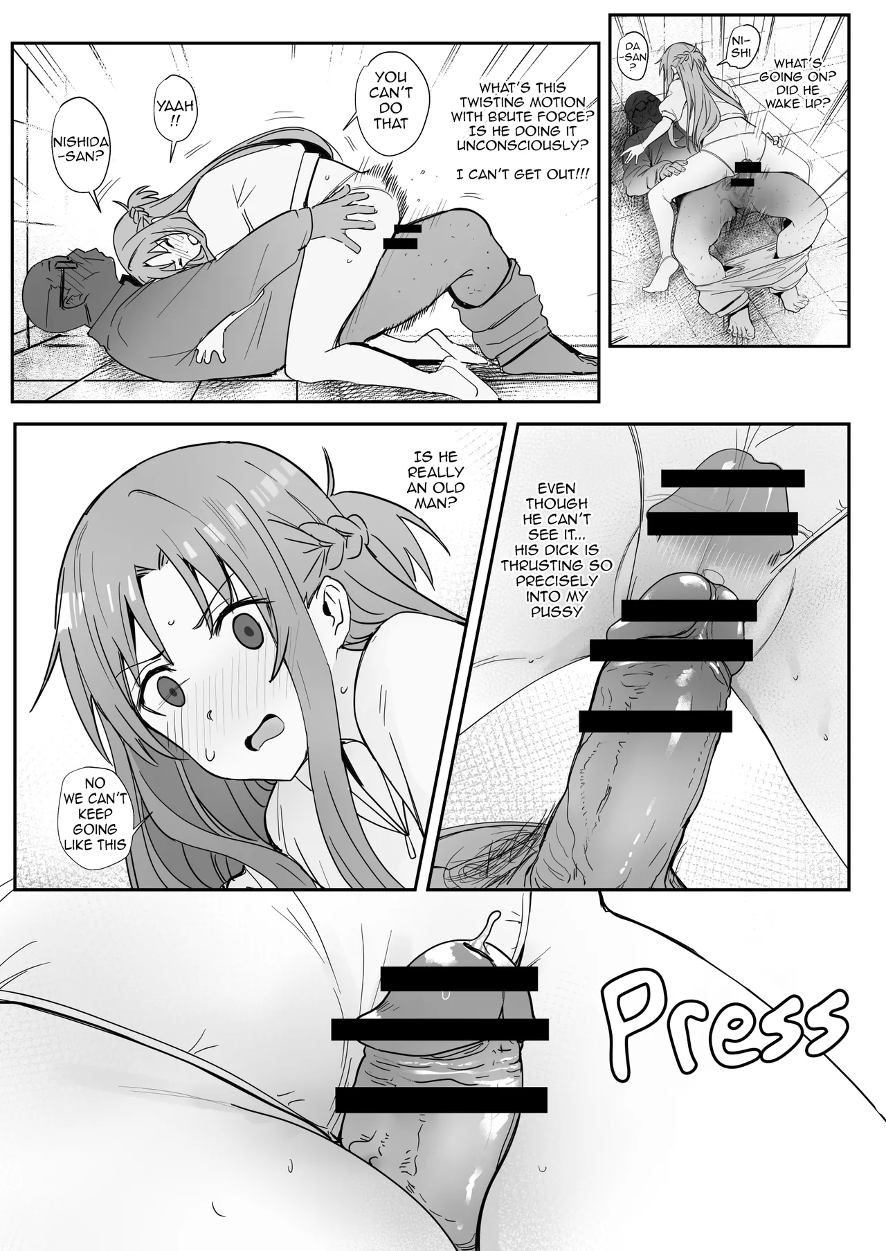 Asuna SP page 21 featuring asuna yuuki sword art online parody - sole female sole male hentai manga - read online free