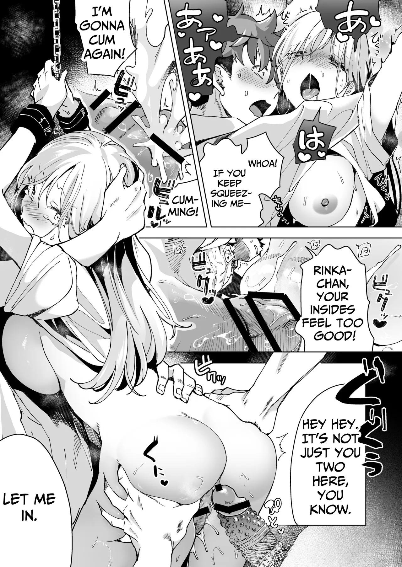 [Face Look Ponpon (Mogiri Ochigi)] Ai Gangu no Onna ~Tokumei Kaihatsu-bu no Otoko Futari ni Gangu ni Sarete Rinri ga Houkai~ | Turned into a Sex Toy?! Goodbye Morals!! Product Testing for the Secret R&D Department [English] [Kabedon] page 117 original parody - sole female rough translation hentai manga - read online free