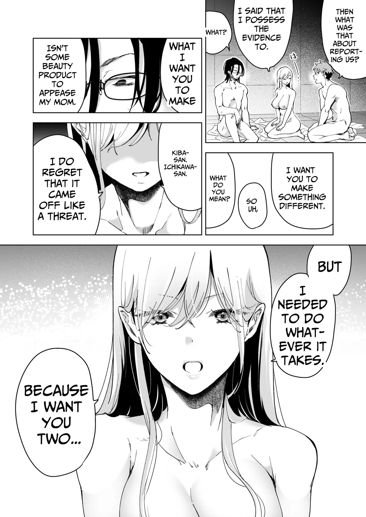 [Face Look Ponpon (Mogiri Ochigi)] Ai Gangu no Onna ~Tokumei Kaihatsu-bu no Otoko Futari ni Gangu ni Sarete Rinri ga Houkai~ | Turned into a Sex Toy?! Goodbye Morals!! Product Testing for the Secret R&D Department [English] [Kabedon] page 132 original parody - sole female rough translation hentai manga - read online free