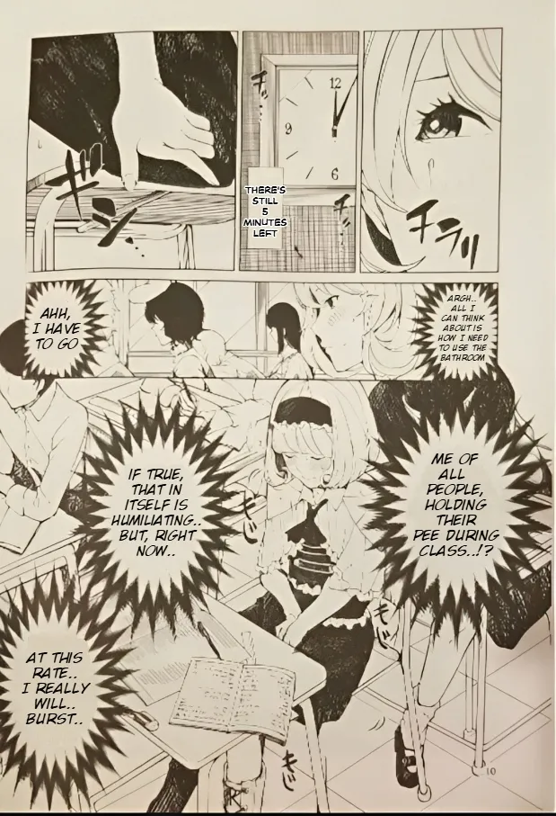 (Reitaisai 15) [Tukimi Atelier (KURUTSUKI)] Toilet ni Ikitai! Alice desu ga | I want to go to the bathroom! Alice version (Touhou Project) [English] Re-edited page 9 featuring alice margatroid touhou project parody - females only no penetration hentai manga - read online free