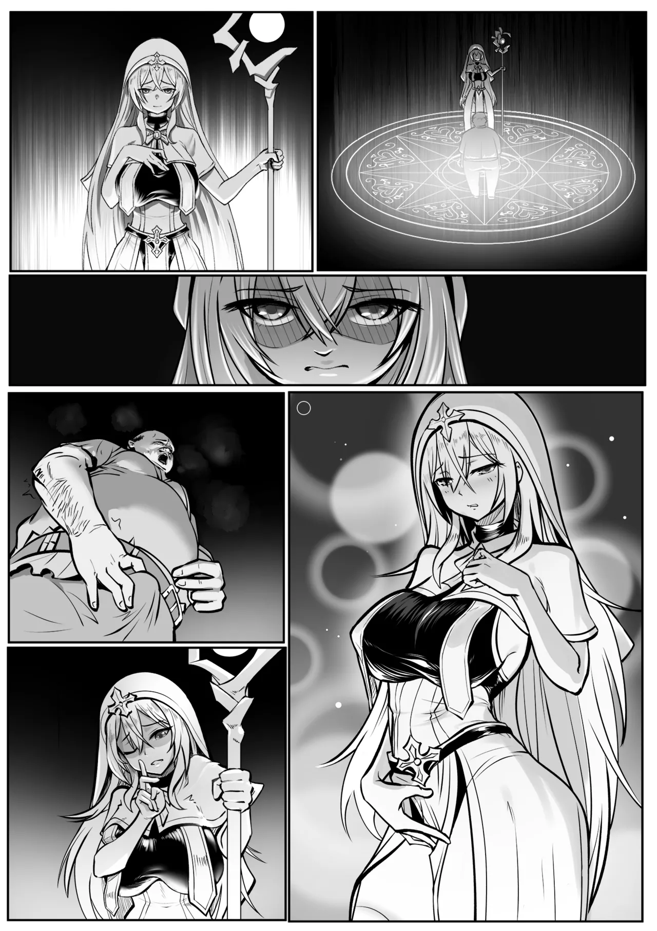 The Devotion of the Saintess page 15 original parody - nakadashi big breasts hentai manga - read online free