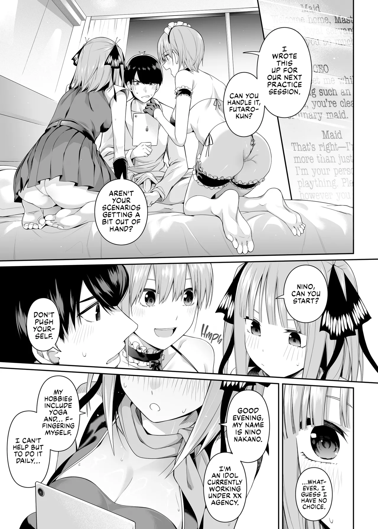 1/5 no Renai Kanjou | A Fifth of Romance page 59 featuring ichika nakano gotoubun no hanayome parody - squirting kissing hentai manga - read online free