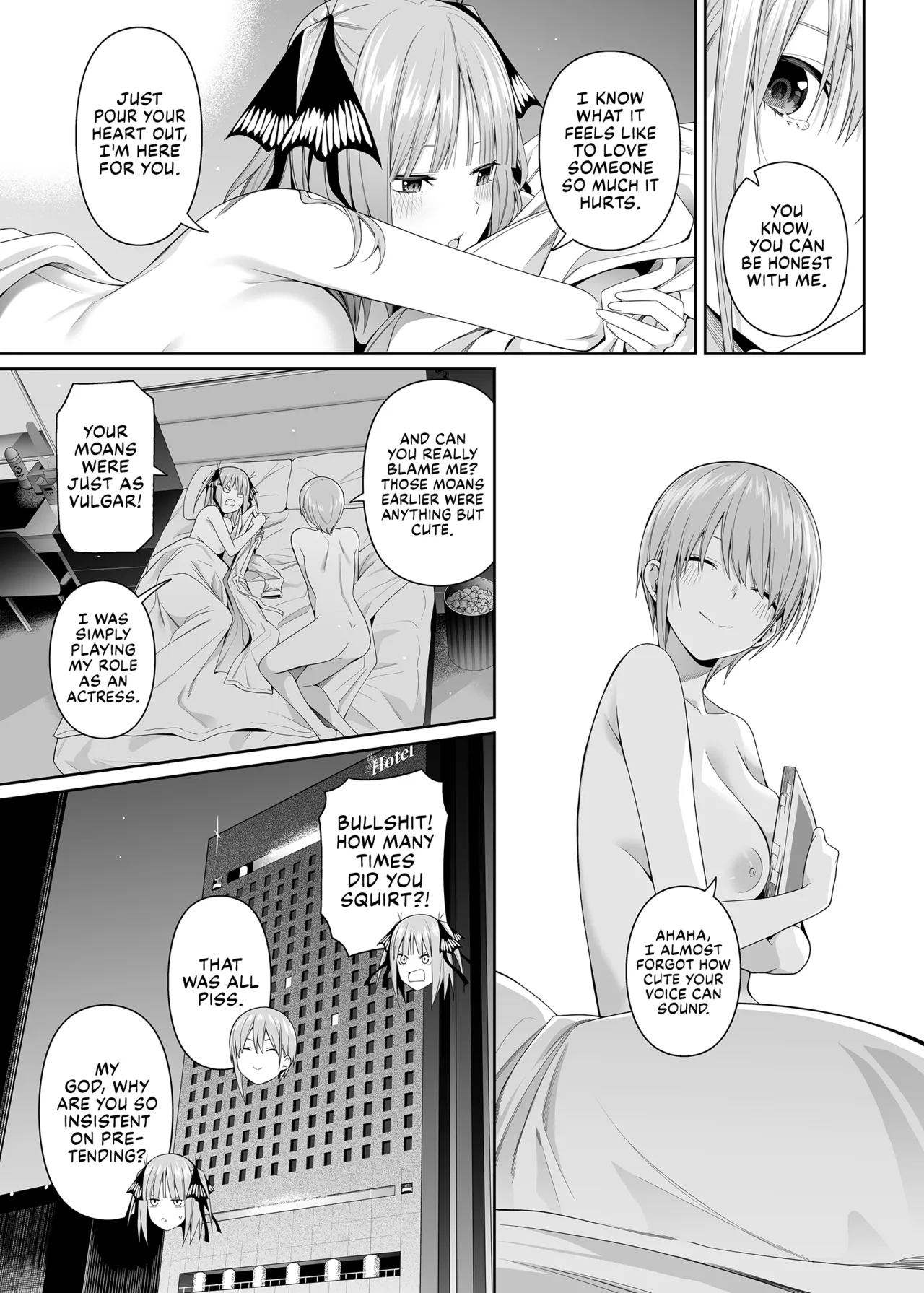 1/5 no Renai Kanjou | A Fifth of Romance page 88 featuring ichika nakano gotoubun no hanayome parody - squirting kissing hentai manga - read online free
