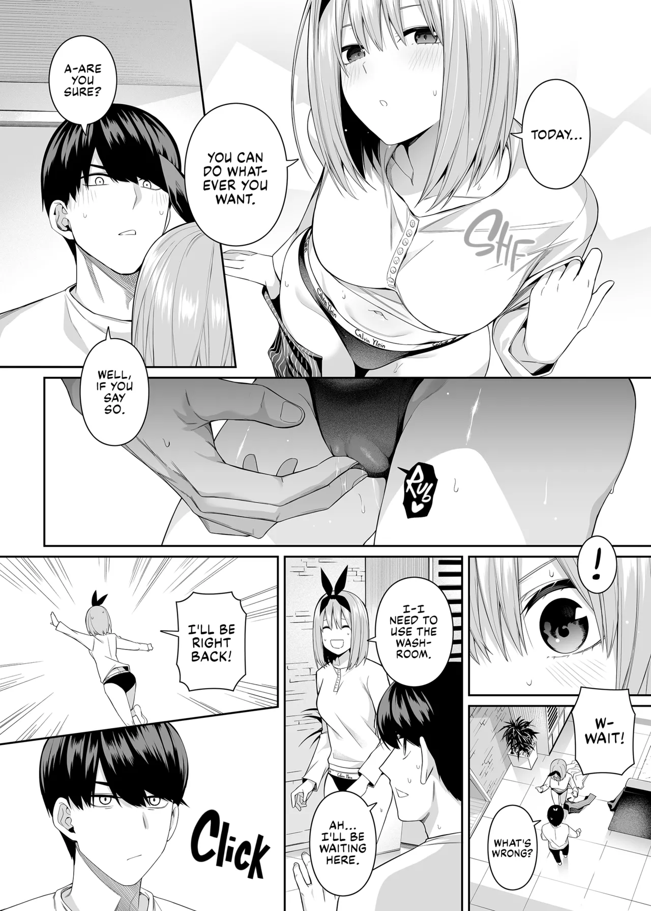 1/5 no Renai Kanjou | A Fifth of Romance page 95 featuring ichika nakano gotoubun no hanayome parody - squirting kissing hentai manga - read online free