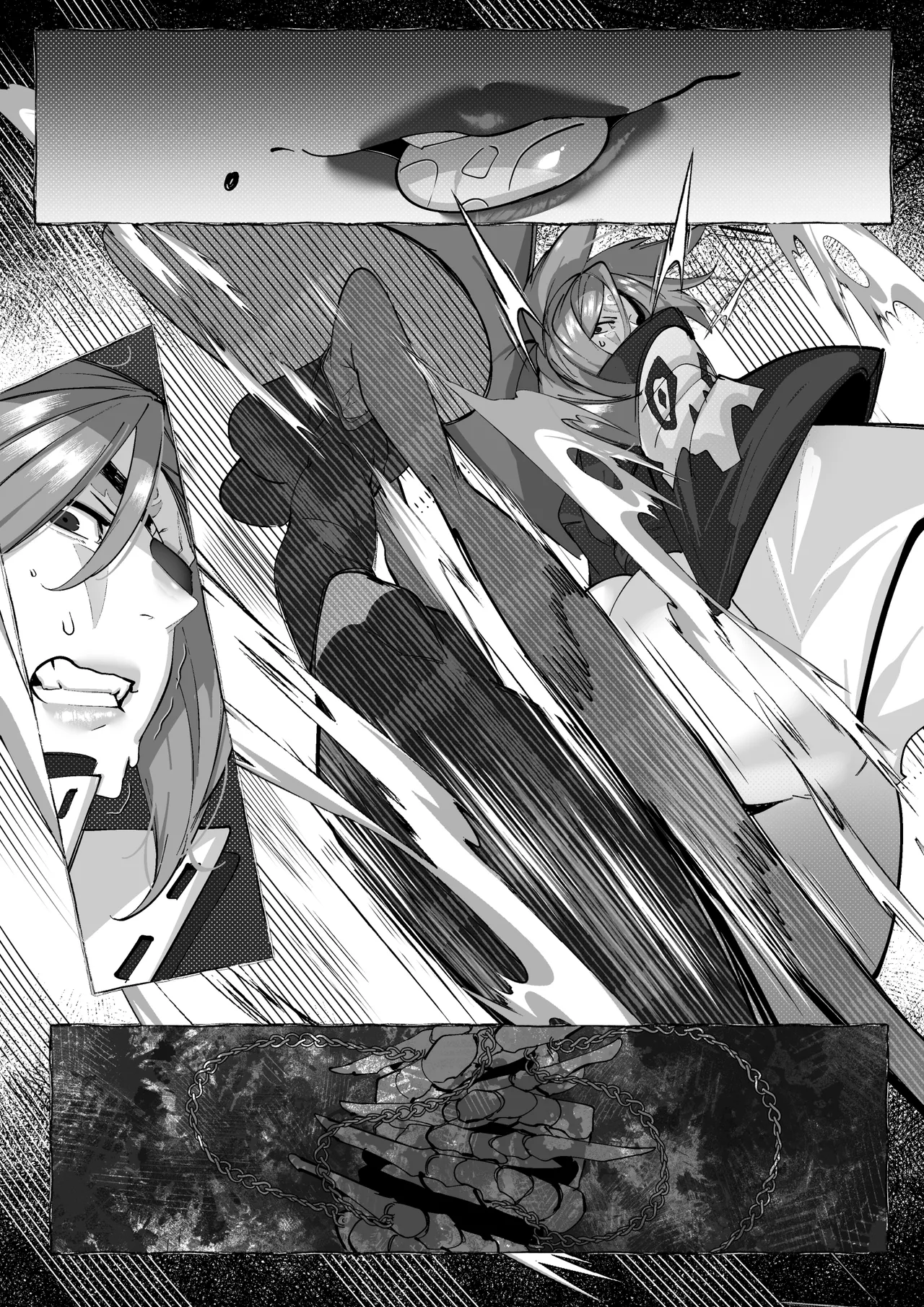 梅喧 VS A.K.I page 11 featuring a.k.i. street fighter parody - big breasts eyepatch hentai manga - read online free