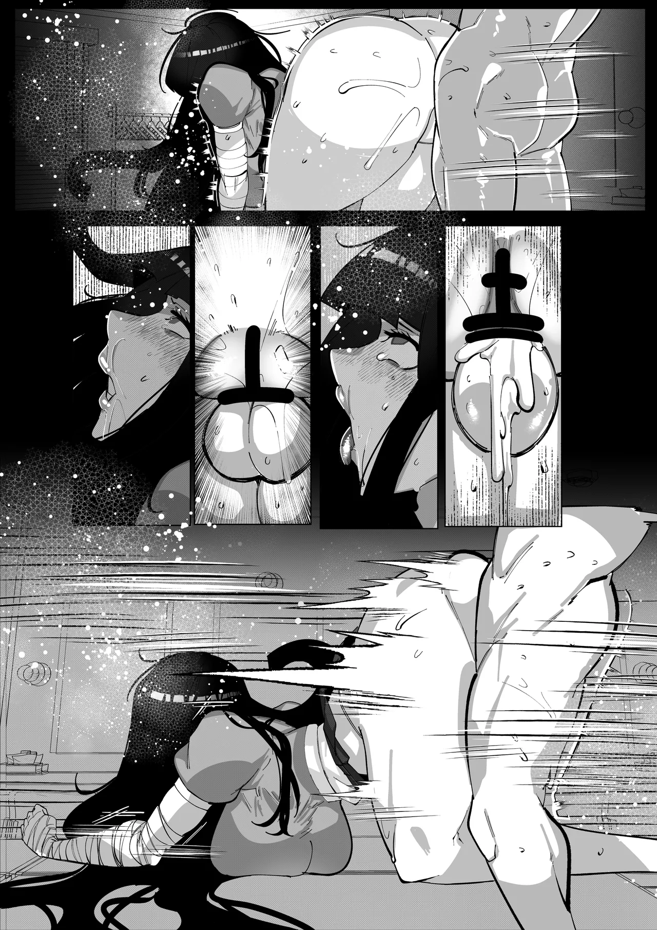 Mioboe ga Aru Kakkou no Onnanoko ga Hamerareru dake no Hanashi page 14 original parody - big breasts ahegao hentai manga - read online free