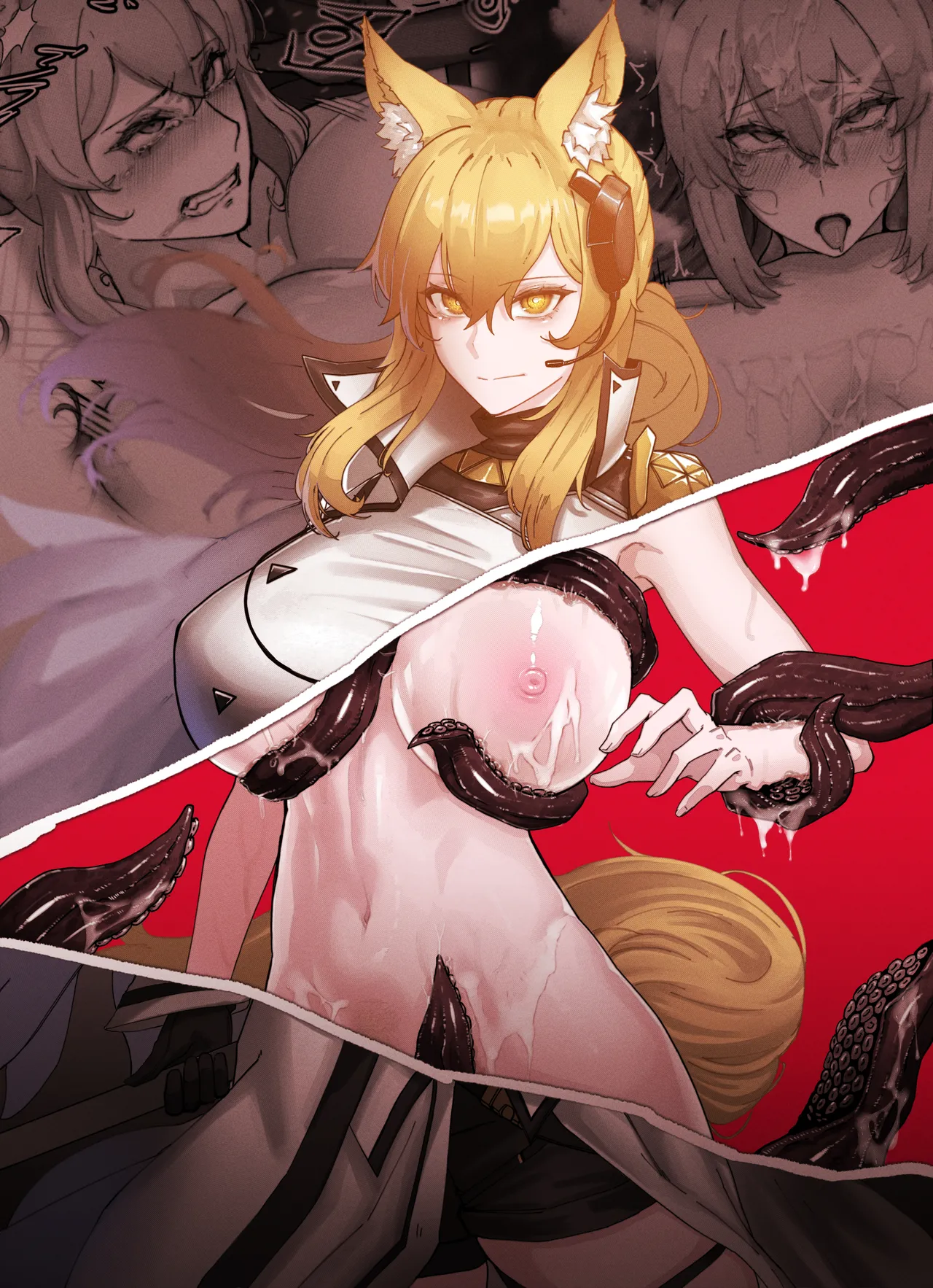 Nearl the Corrupting Knight page 13 featuring nearl arknights parody - big breasts corruption hentai manga - read online free