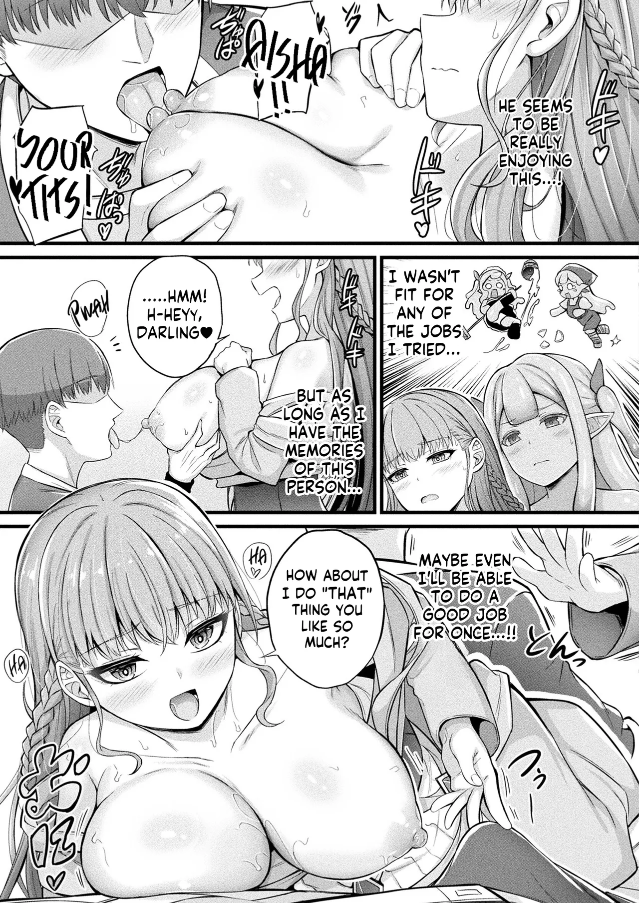 Slime Ko Meruru no Ecchi na Oshigoto Chapter 1 page 13 - handjob kissing hentai manga - read online free