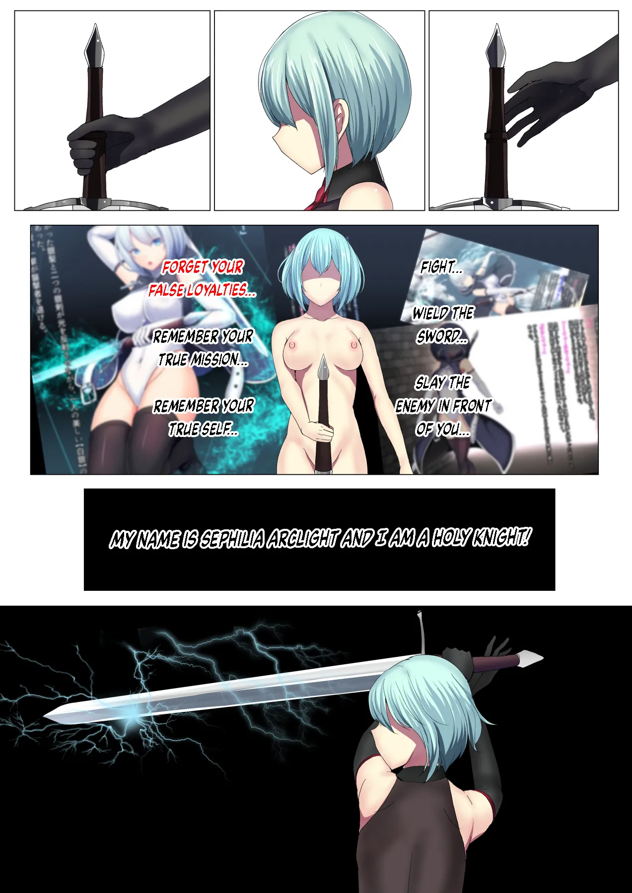 Senki Bad End Gaiden Sennou Haiboku shita Heroine no Matsuro- page 36 original parody - piercing pregnant hentai manga - read online free