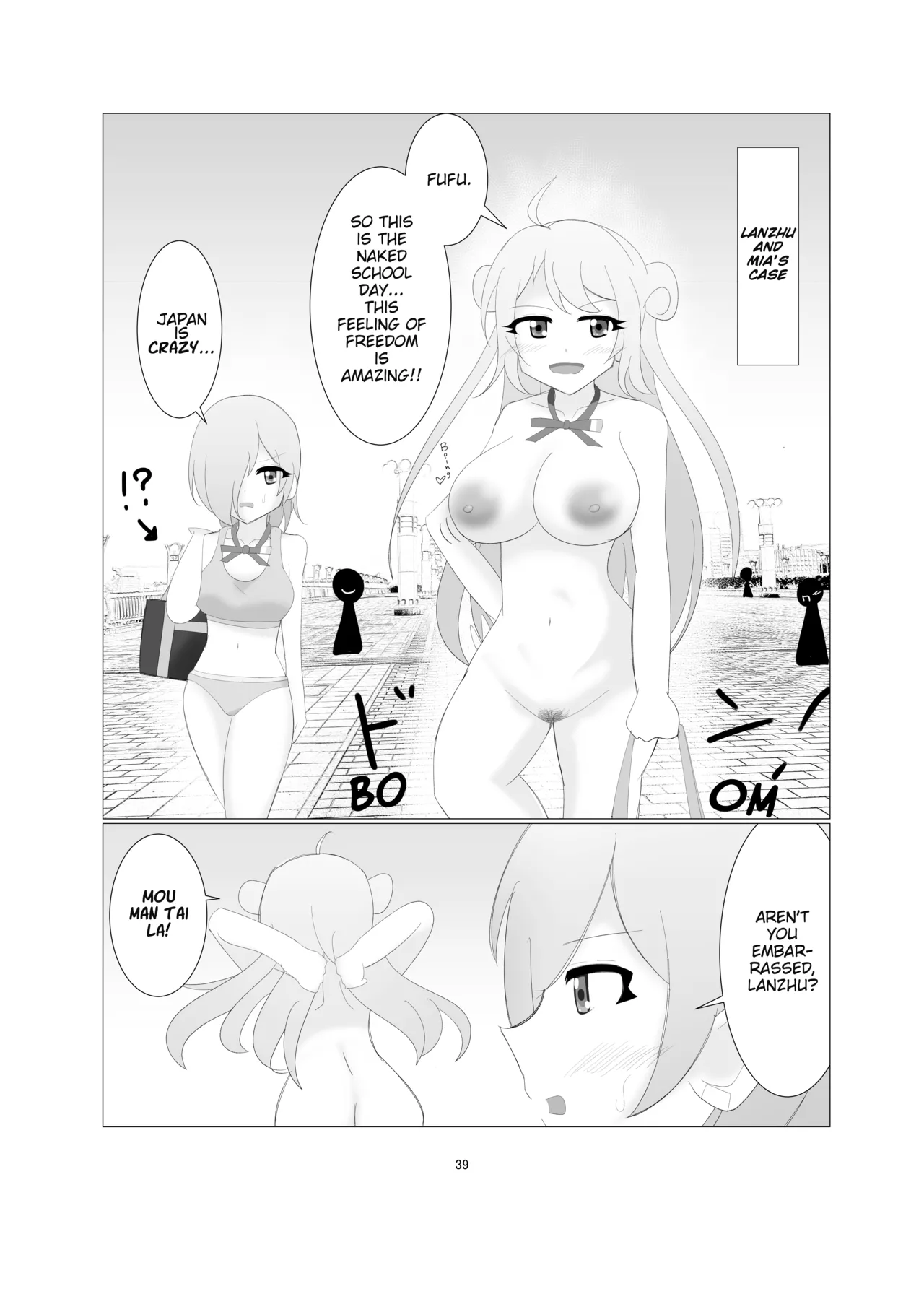 Nijigasaki Gakuen Zenra Toukoubi | Nijigasaki High Naked School Day page 36 featuring lanzhu zhong love live nijigasaki high school idol club parody - females only big breasts hentai manga - read online free