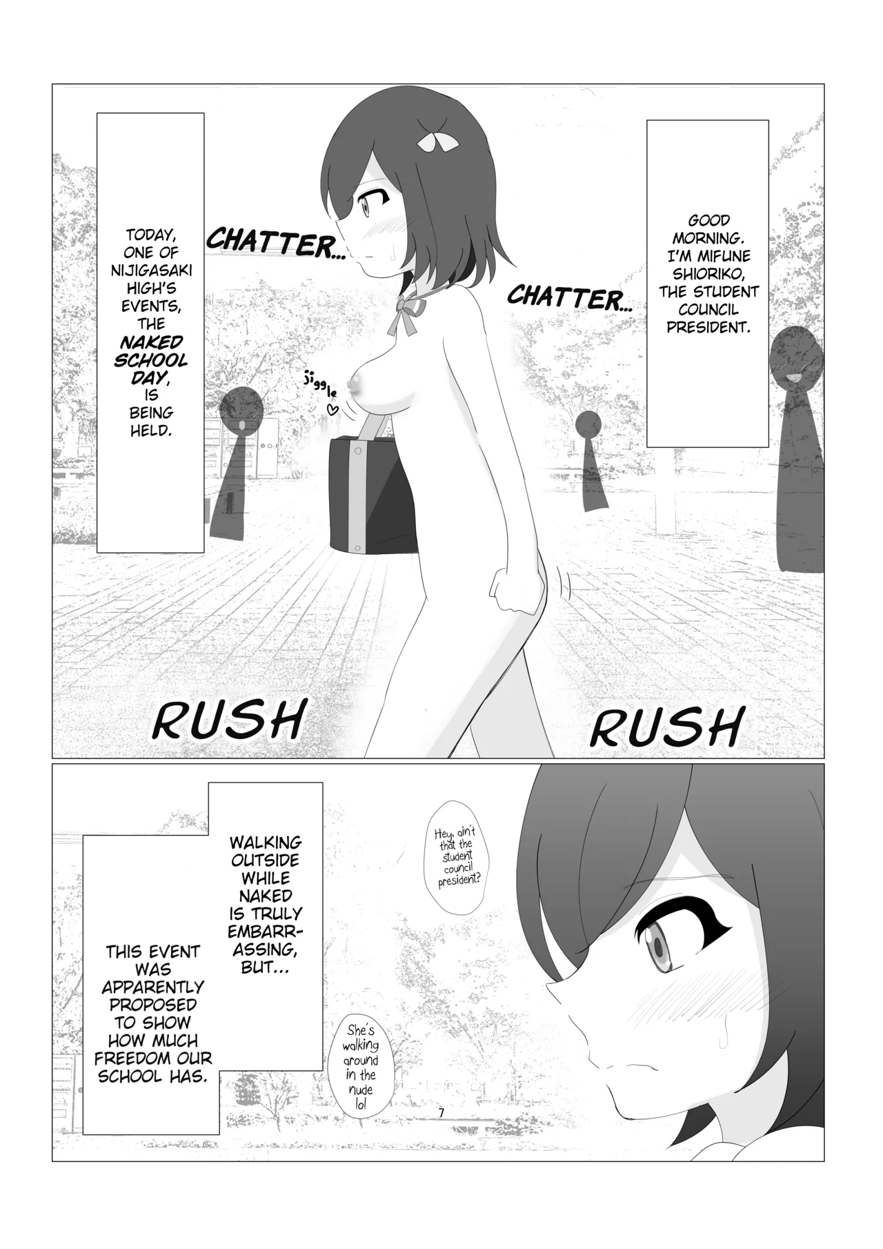 Nijigasaki Gakuen Zenra Toukoubi | Nijigasaki High Naked School Day - Page 4