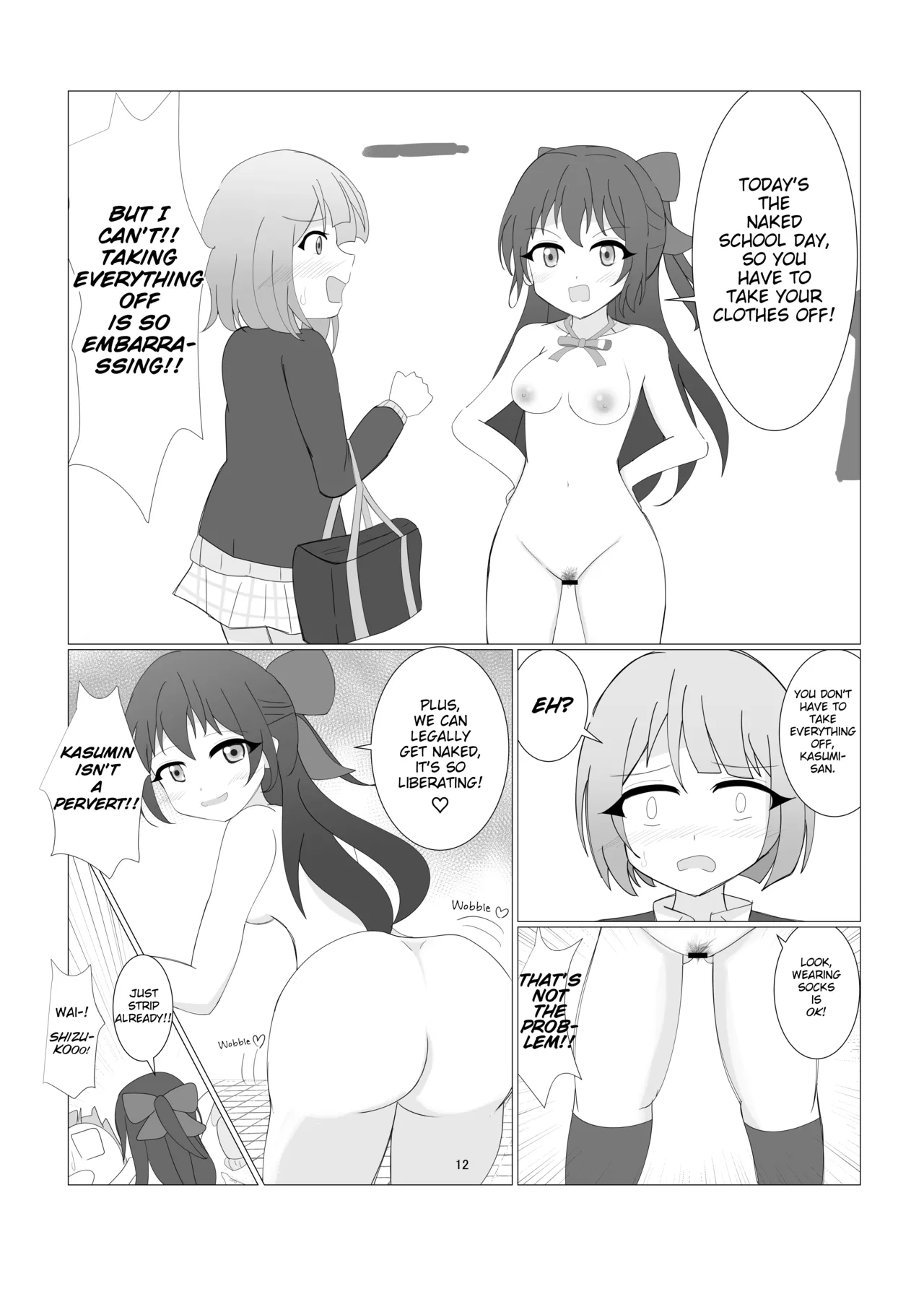 Nijigasaki Gakuen Zenra Toukoubi | Nijigasaki High Naked School Day page 9 featuring lanzhu zhong love live nijigasaki high school idol club parody - females only big breasts hentai manga - read online free