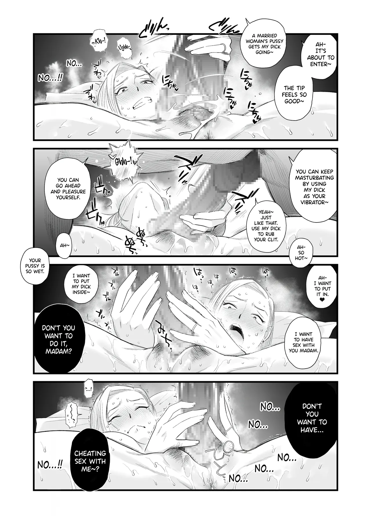 Tsuma ni Mosaic page 31 original parody - sweating kissing hentai manga - read online free