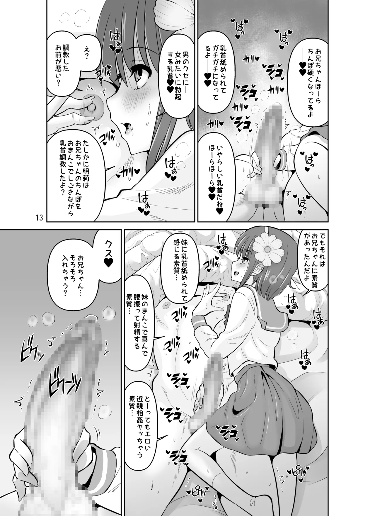 Kyonyuu Ohogoe Imouto Shudou Hairanbi Kyosei Nakadashi Sex page 13 original parody - leg lock big breasts hentai manga - read online free