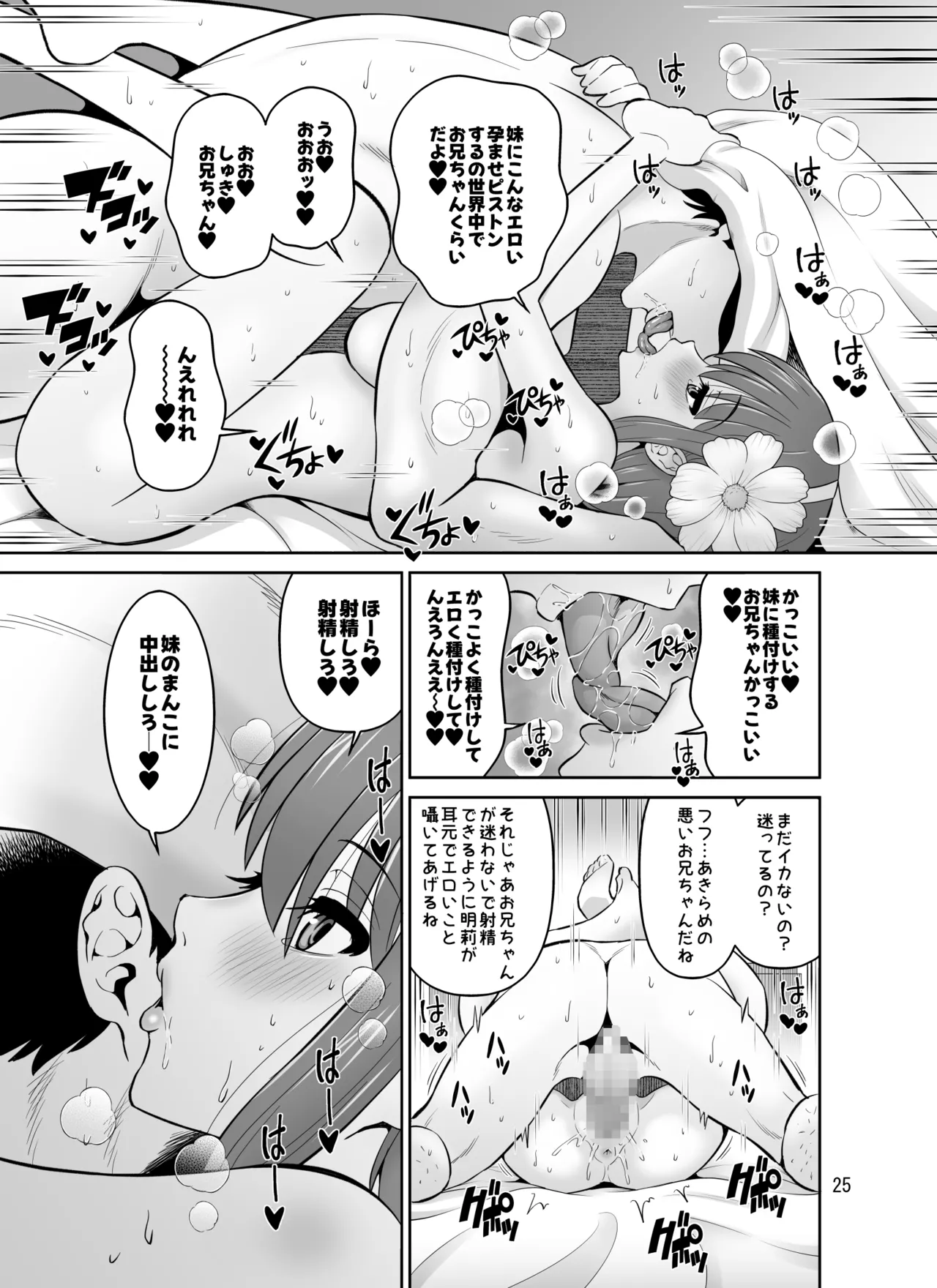 Kyonyuu Ohogoe Imouto Shudou Hairanbi Kyosei Nakadashi Sex page 25 original parody - leg lock big breasts hentai manga - read online free