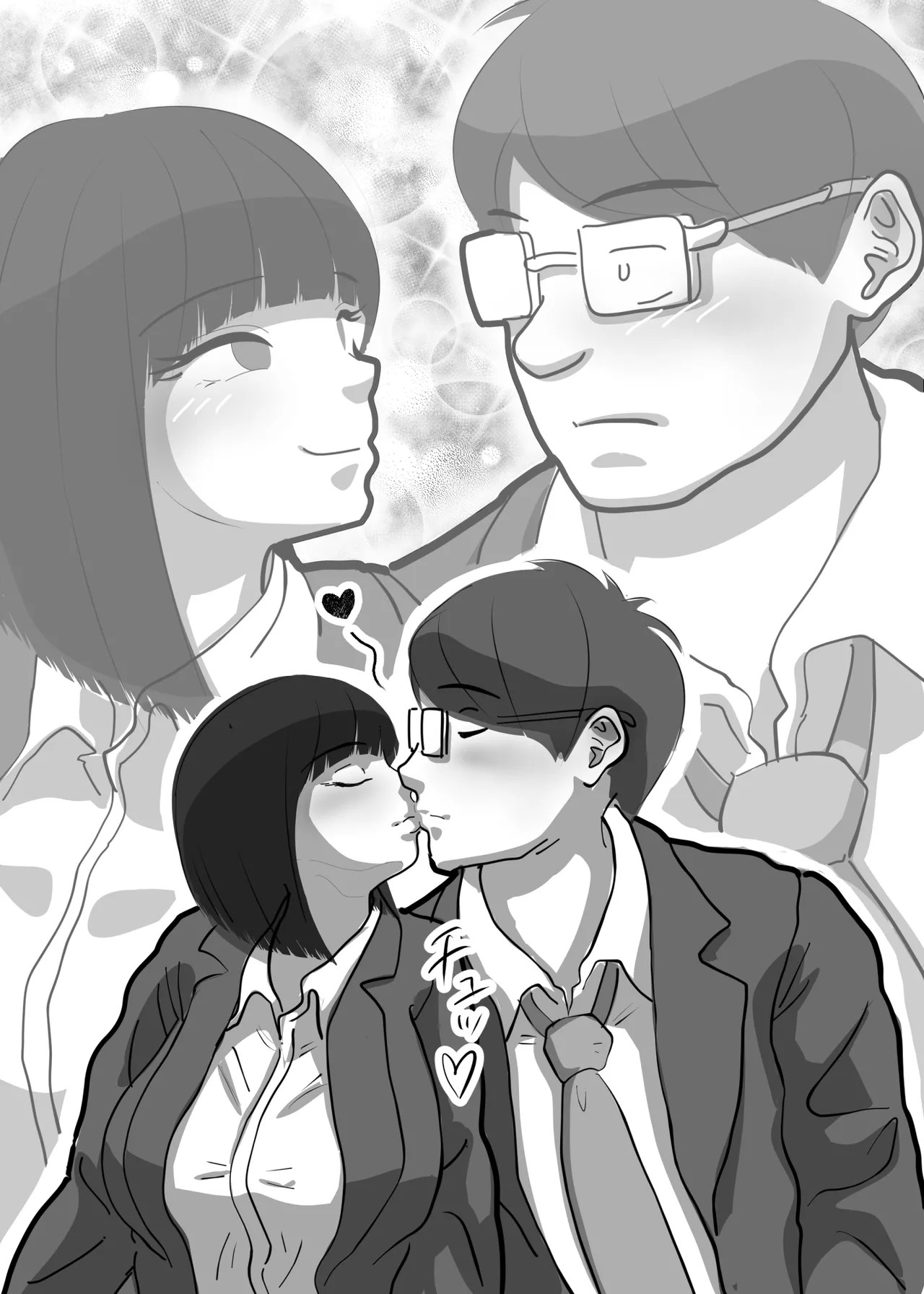 Toro Ama Chu Chu de Pyu Pyu Shiyo? page 18 original parody - big breasts glasses hentai manga - read online free