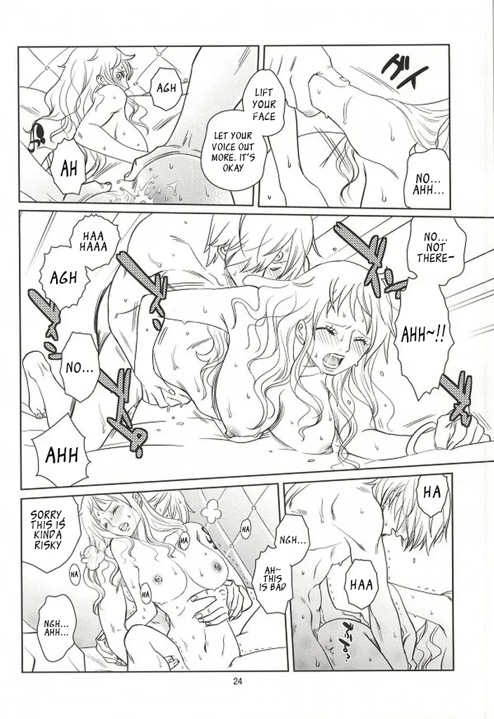 Himitsu no Koi Wazurai page 22 featuring nami one piece parody - sweating muscle hentai manga - read online free