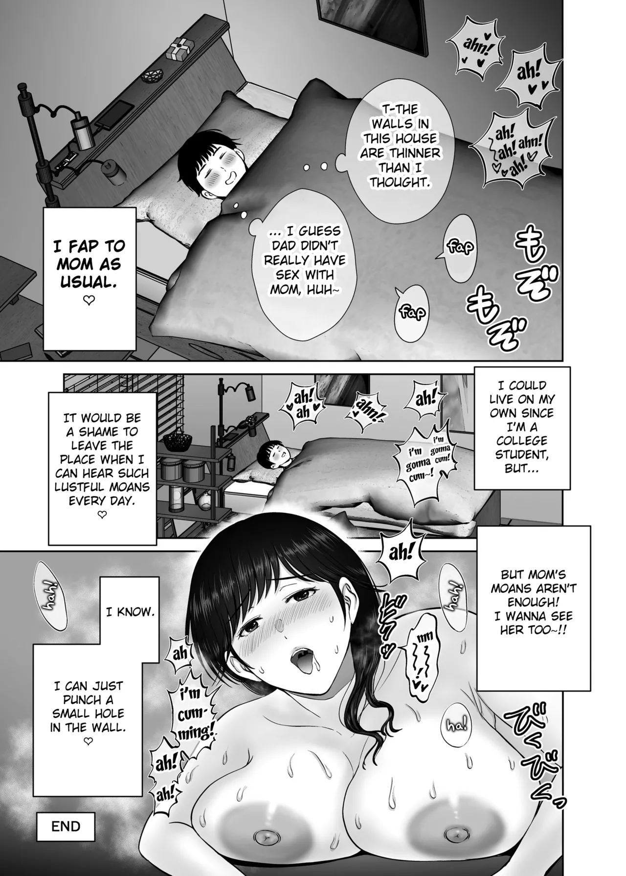 [Melon no Hoshiboshi (Hoshiduki Melon)] Kyonyuu Kaa-san ga Boku no Me mo Mae de Oji-san no Namachin de Ikimakutta Hanashi [English] [Fated Circle] [Digital] page 61 original parody - sole female paizuri hentai manga - read online free