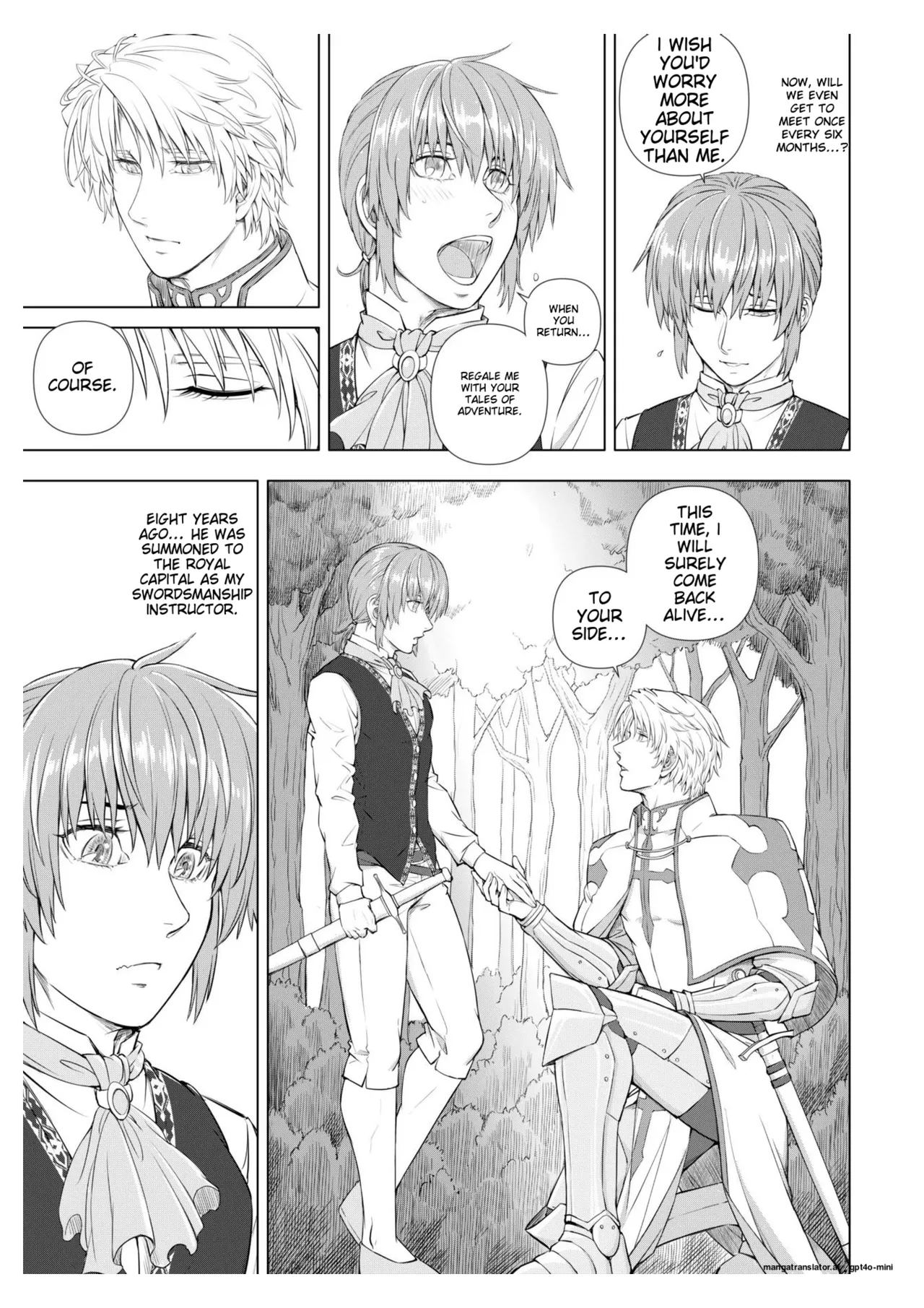The Knight and the Prince's Secret Night page 9 original parody - rough translation muscle hentai manga - read online free