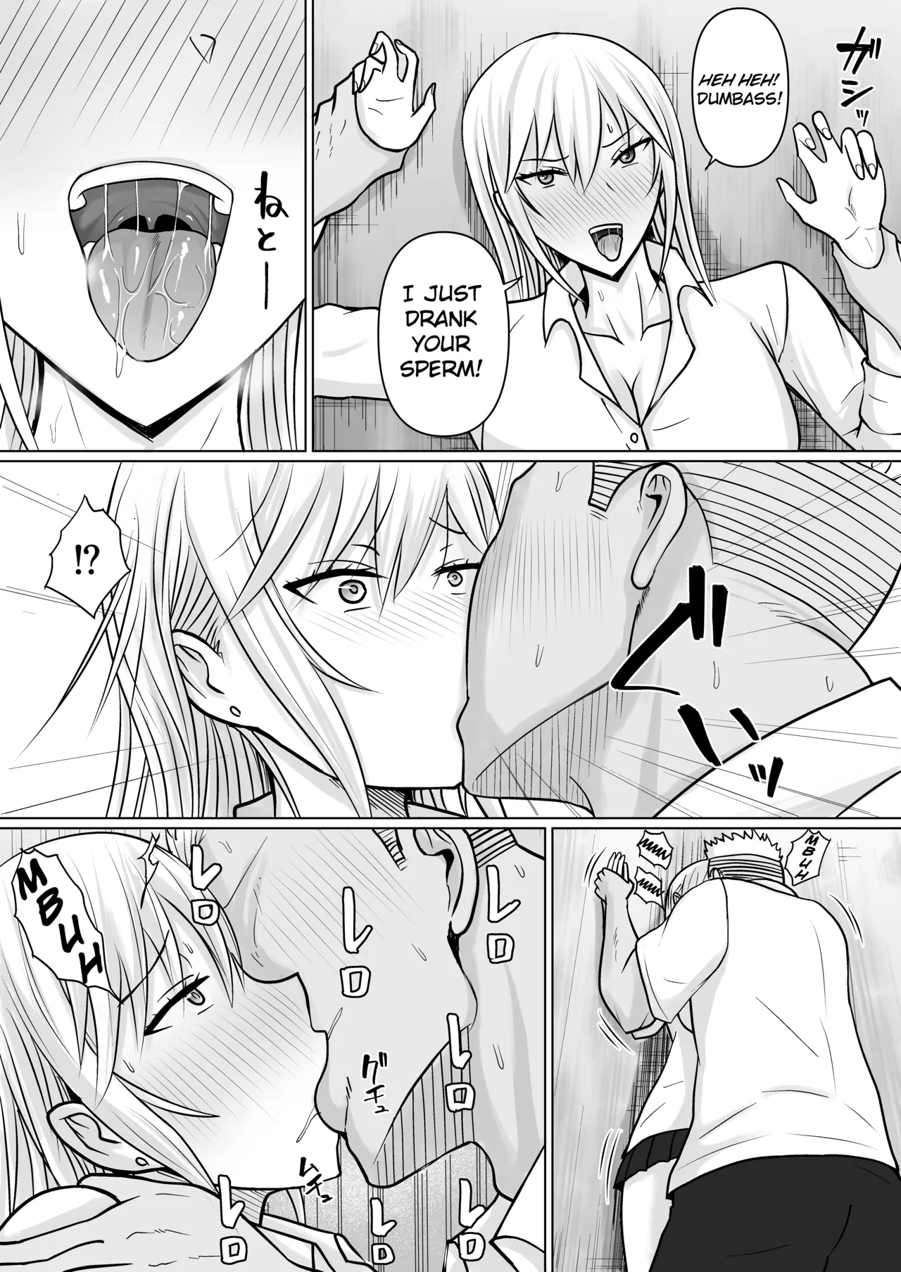 Class no Yankee Joshi ni Hyoui 5 | I Possessed the Class Yankee Girl 5 page 14 original parody - kissing leg lock hentai manga - read online free