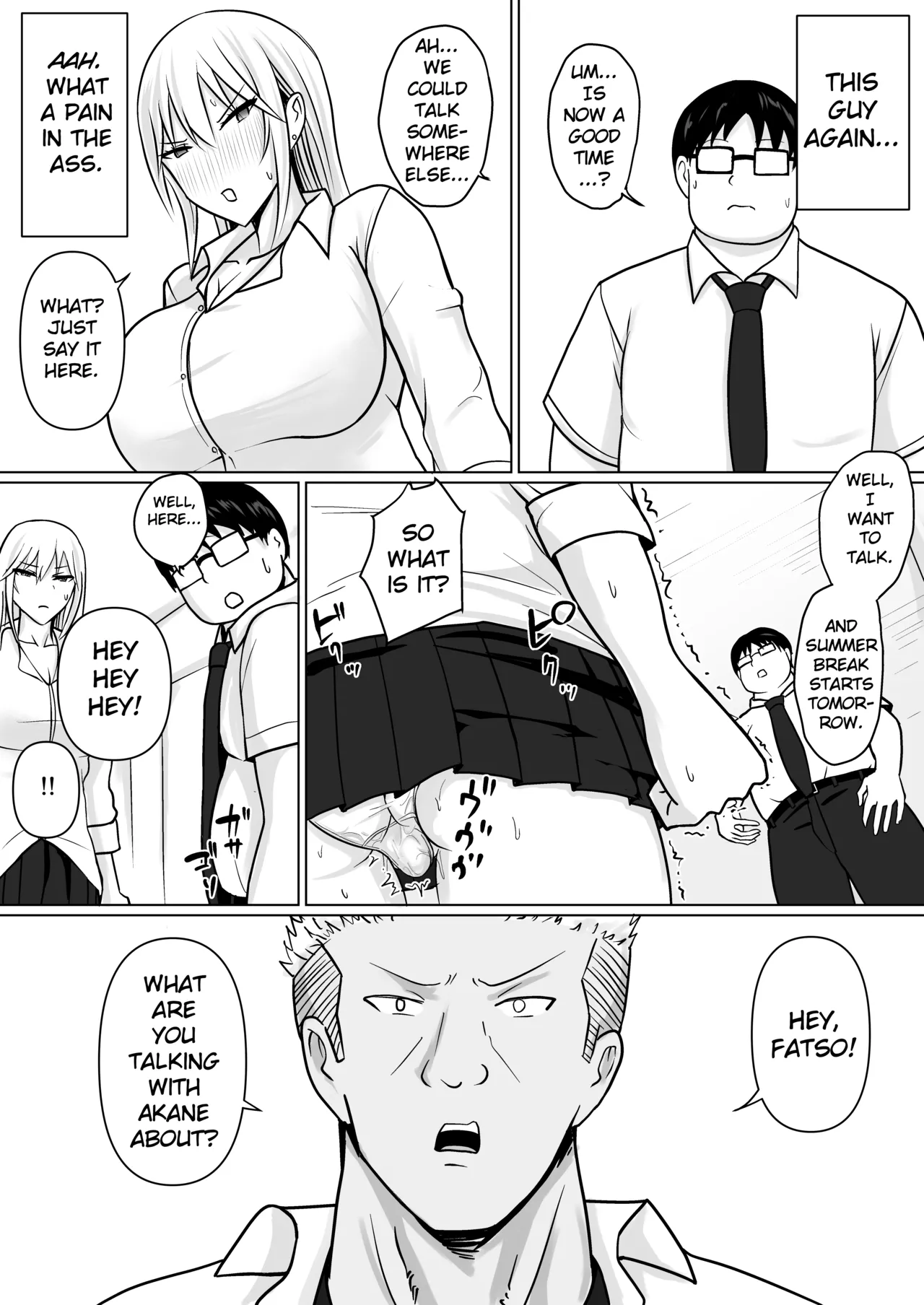 Class no Yankee Joshi ni Hyoui 5 | I Possessed the Class Yankee Girl 5 page 33 original parody - kissing leg lock hentai manga - read online free