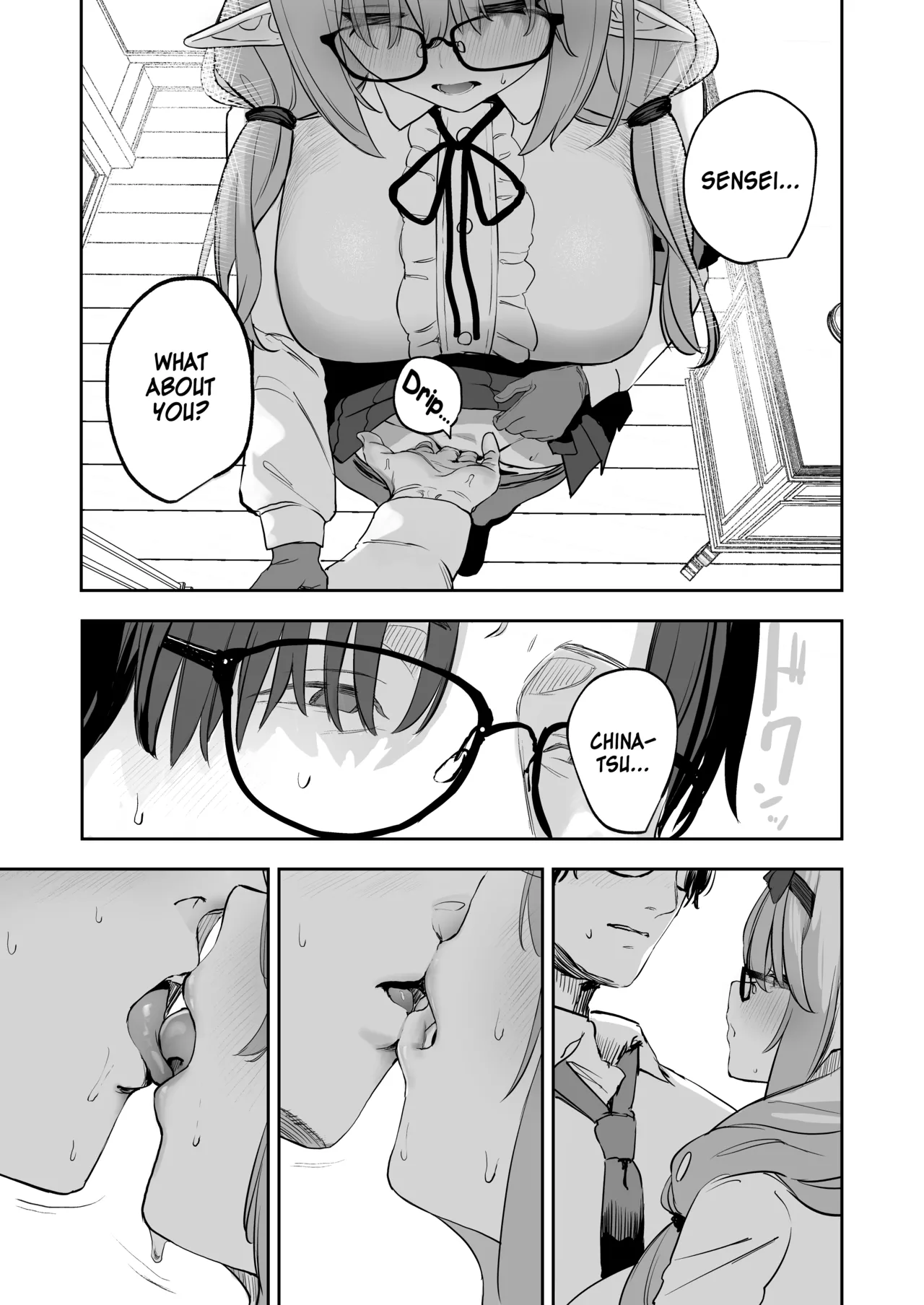 Ore no Seito wa Succubus Kamo Shirenai | My Student Might Be a Succubus page 9 featuring chinatsu hinomiya blue archive parody - sole female sole male hentai manga - read online free