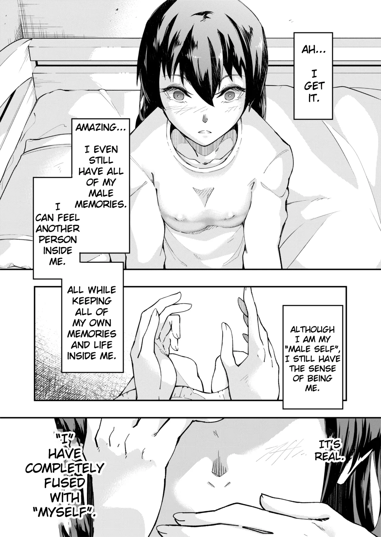 [ErectionMassCalibur] TS Possession High School Idol -A Virgin's First Orgasm Masturbation -Immersion- [English] [TheFrogManScans] - Page 3