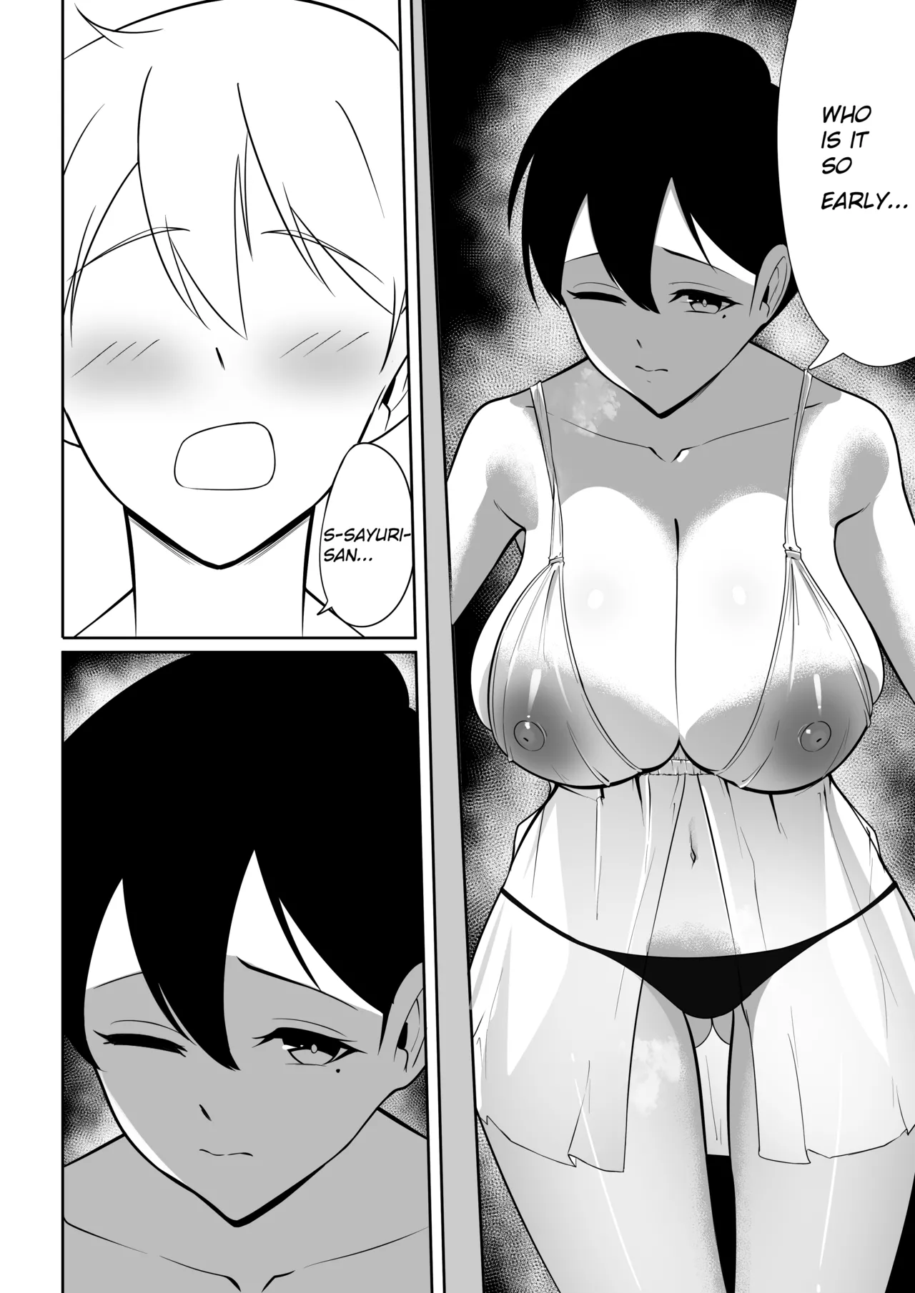 [Sorabluesky] Bukiyou de Eroi Rinjin Sayuri-san | My Clumsy and Erotic Neighbor Sayuri-san [English] page 12 original parody - sole female sole male hentai manga - read online free