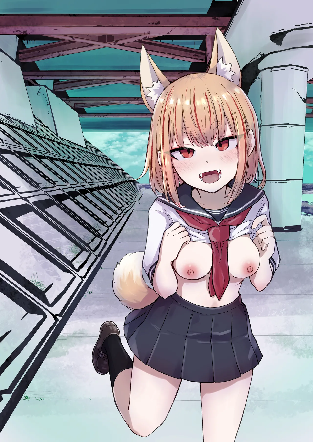 Inaka Kara Hikkoshite Kitanda Kedo, Yappari Tokai tte Light Novel Mitai Tokoro Datta page 26 original parody - schoolboy uniform schoolgirl uniform hentai manga - read online free