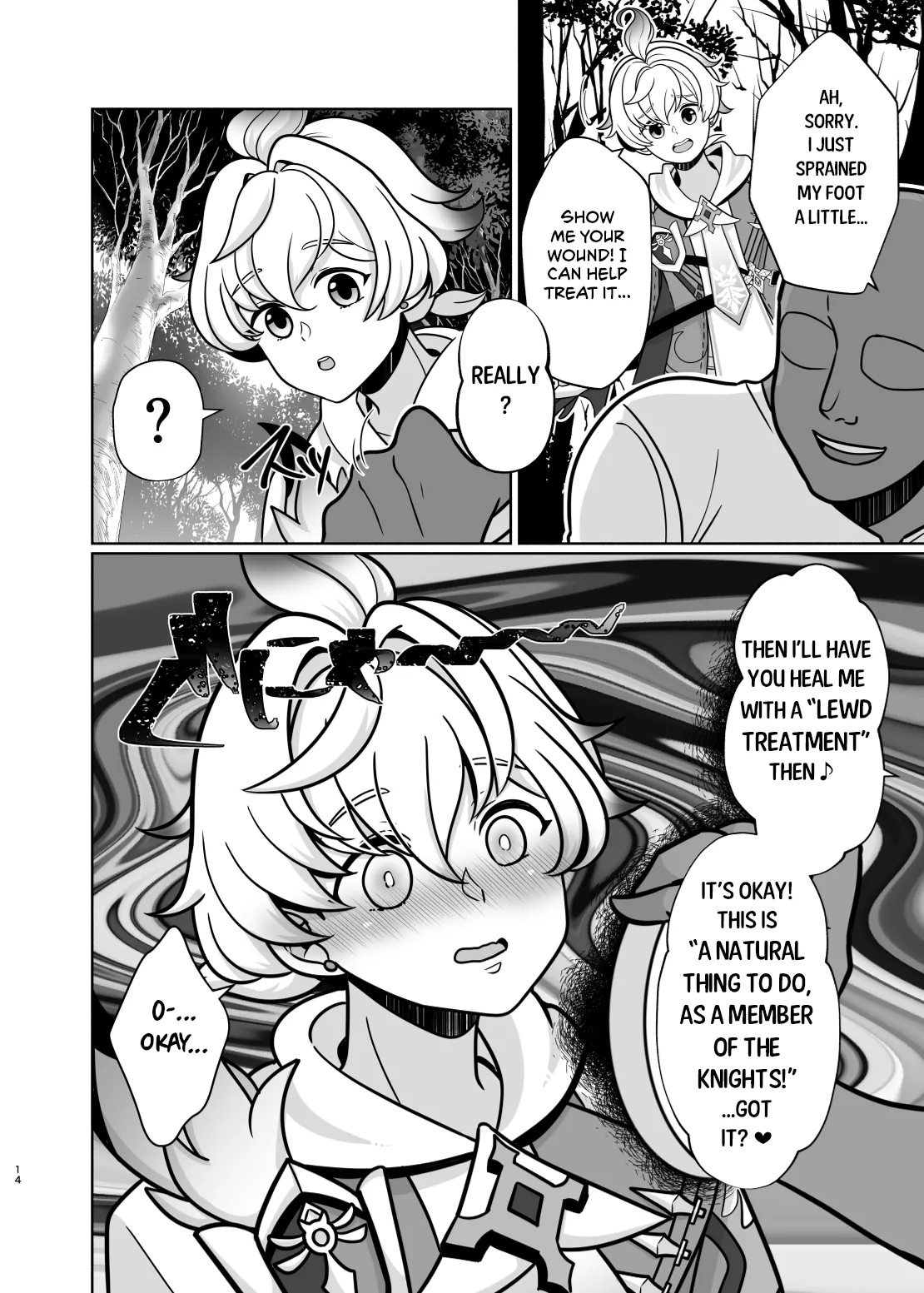 Honto ni Atta!? Saimin Seiibutsu 3 | It Really Exists!? Hypnosis Artifact 3 page 13 featuring mika schmidt genshin impact parody - chastity belt strap-on hentai manga - read online free