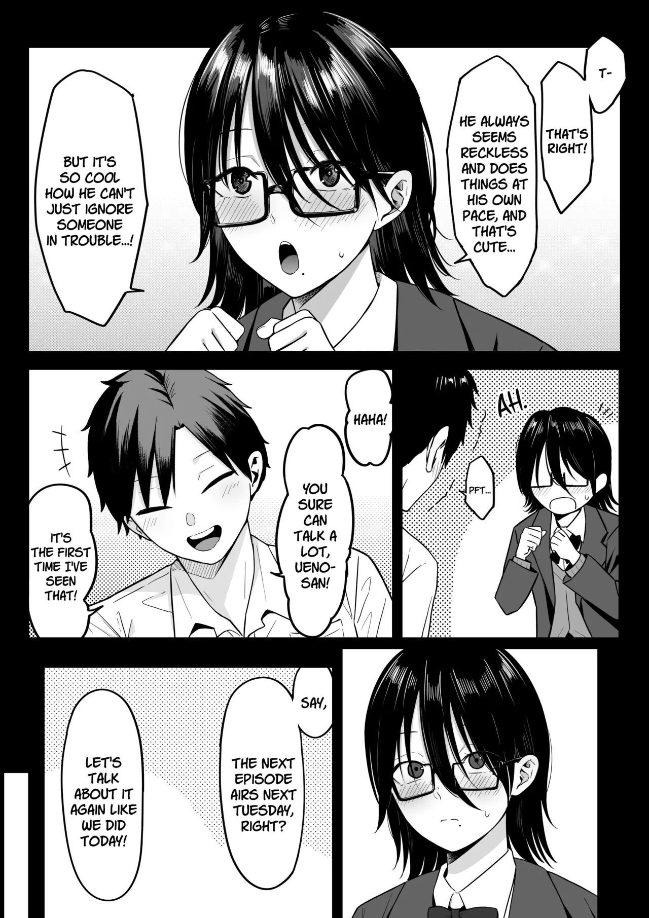 Anotoki Futta Moto Inkya no Onna Tomodati ga Ura Aka Haisinsya ni Natteita. page 9 original parody - business suit kissing hentai manga - read online free