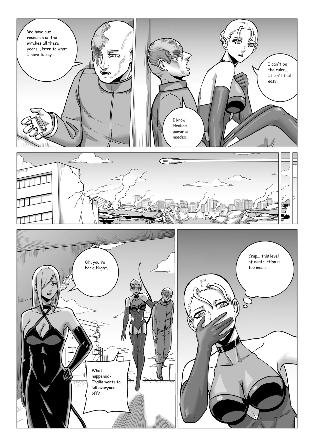 Ongoing Super-Powered Femdom Comic page 128 original parody - gloves femdom hentai manga - read online free