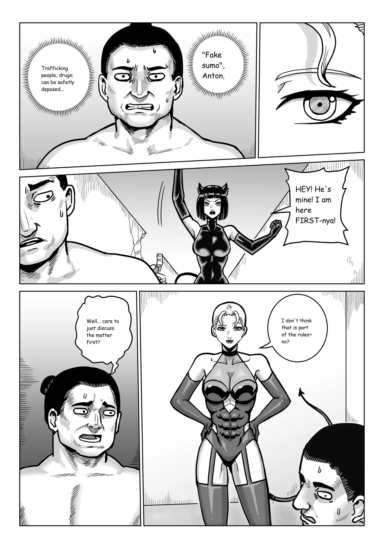 Ongoing Super-Powered Femdom Comic page 276 original parody - gloves femdom hentai manga - read online free
